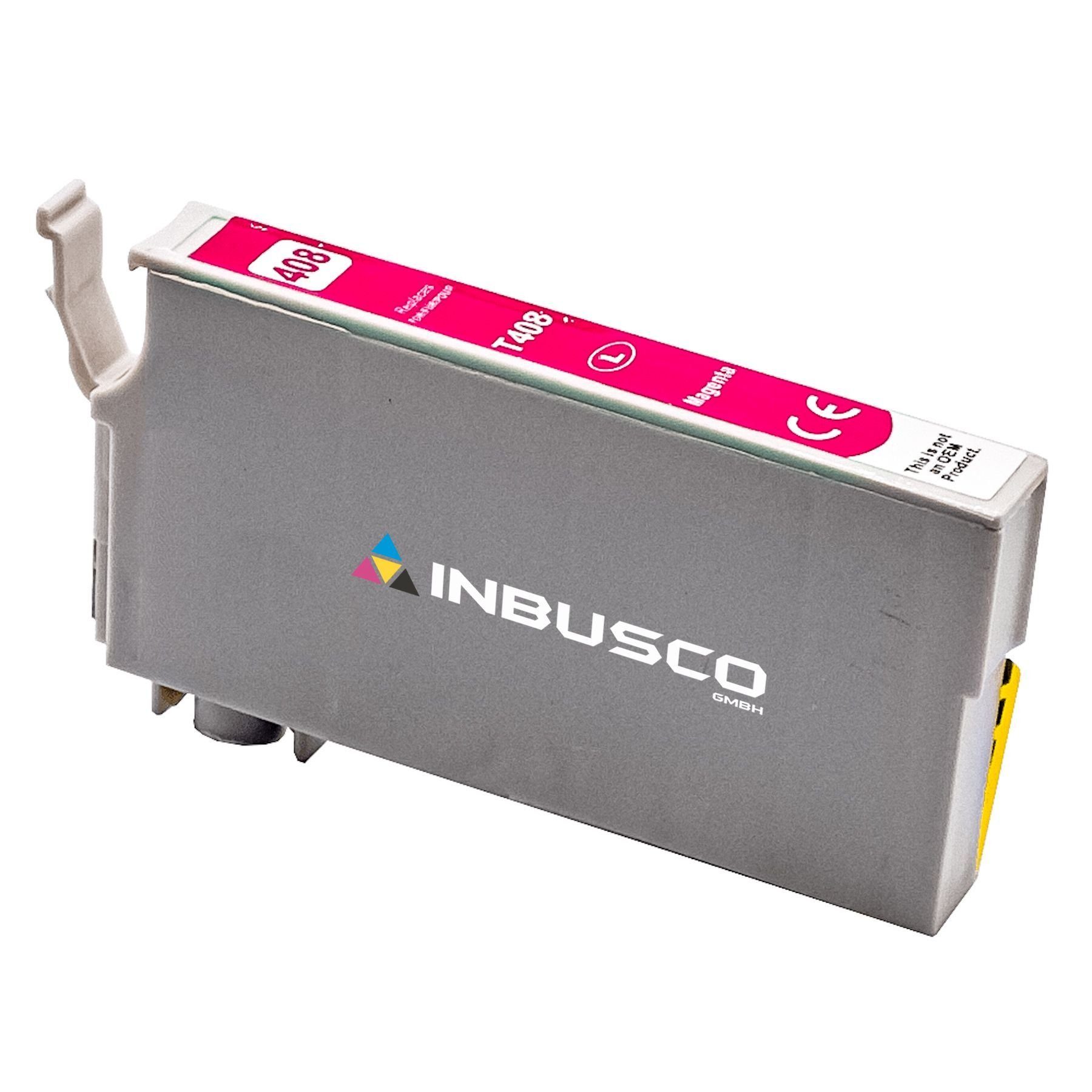 Inbusco Tintenpatrone ... Pro Epson kompatibel mit T408XL WF-C4 Tintenpatrone WorkForce MG