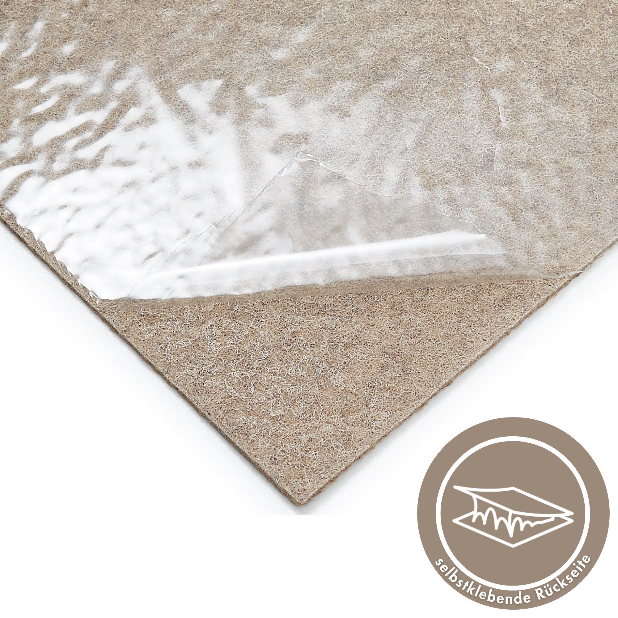 Andiamo Teppichfliese Skandi, selbstklebend, Gesamthöhe 4 mm, rechteckig, 40x40 cm, 25 Stück (4 qm), 50 Stück (8 qm) oder 100 Stück (16 qm)