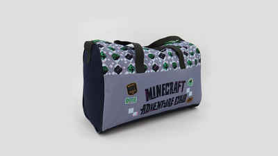 Minecraft Freizeittasche Adventure Club Creeper 38 CM Sporttasche Freizeittasche Grau (1-tlg)