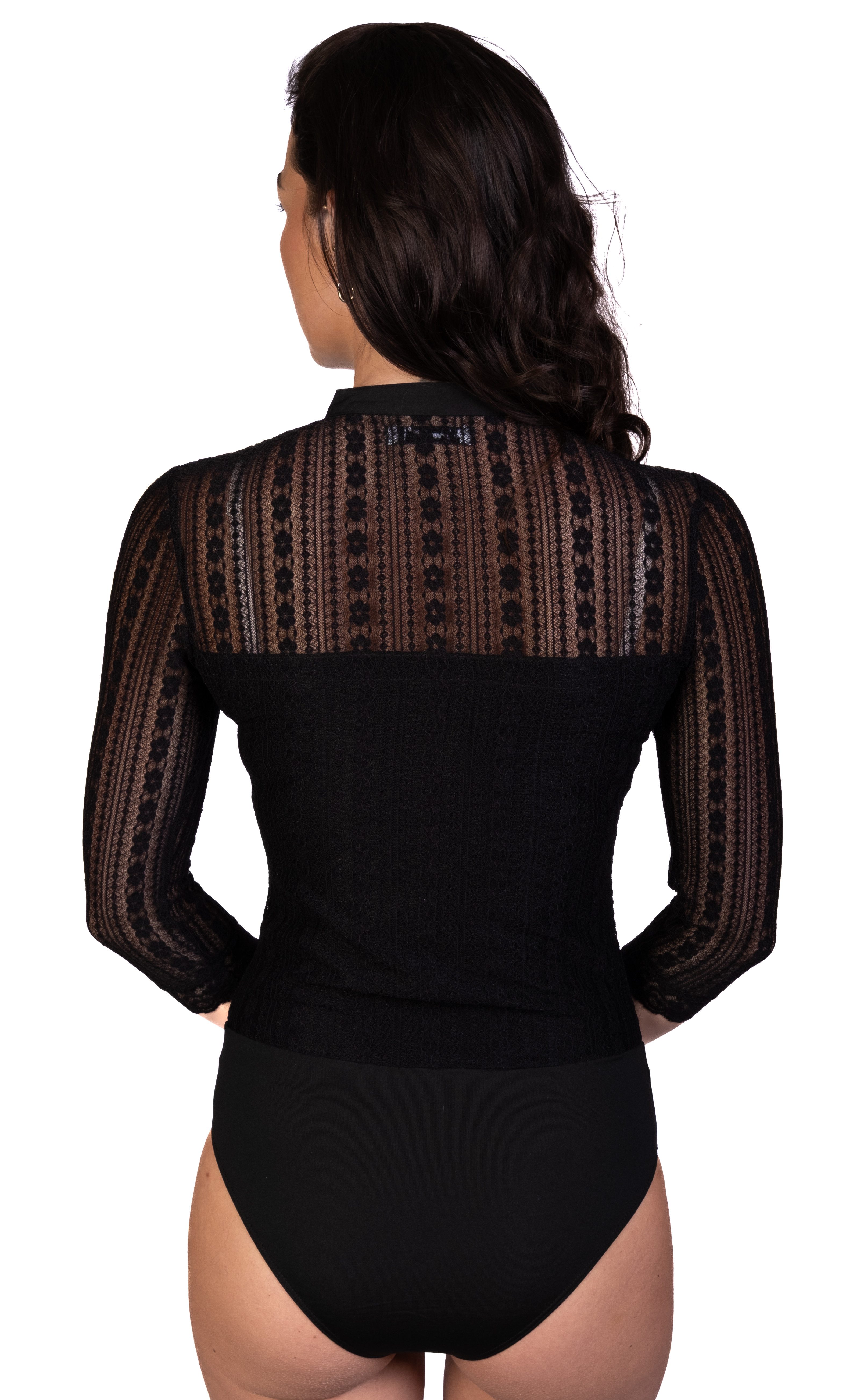 Trachtl Dirndlbluse Trachtl - HELENE Damen Dirndlbody schwarz 34