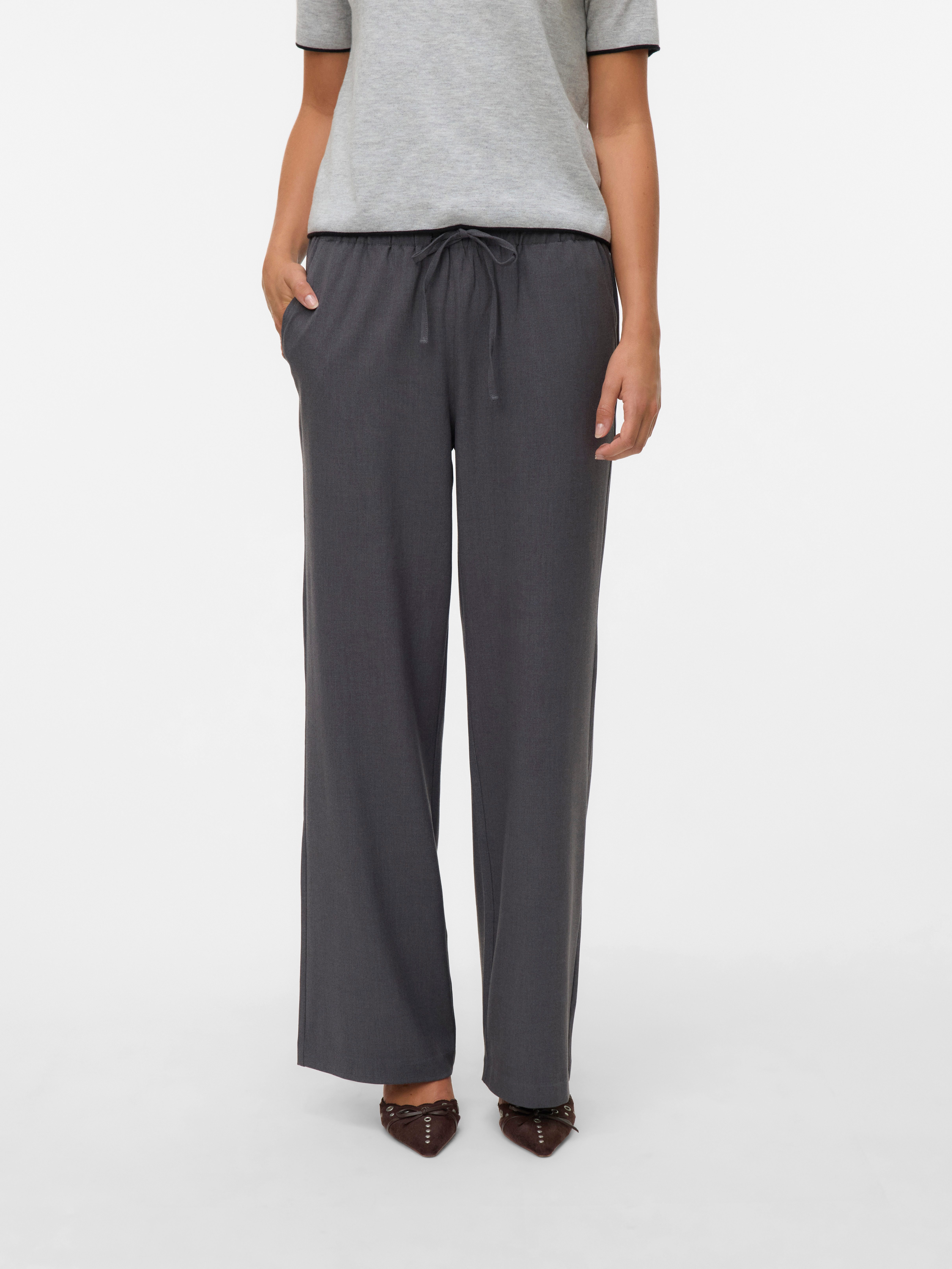 Vero Moda Schlupfhose VMMILLY LW WIDE STRING PANT NOOS Sommerhose günstig online kaufen