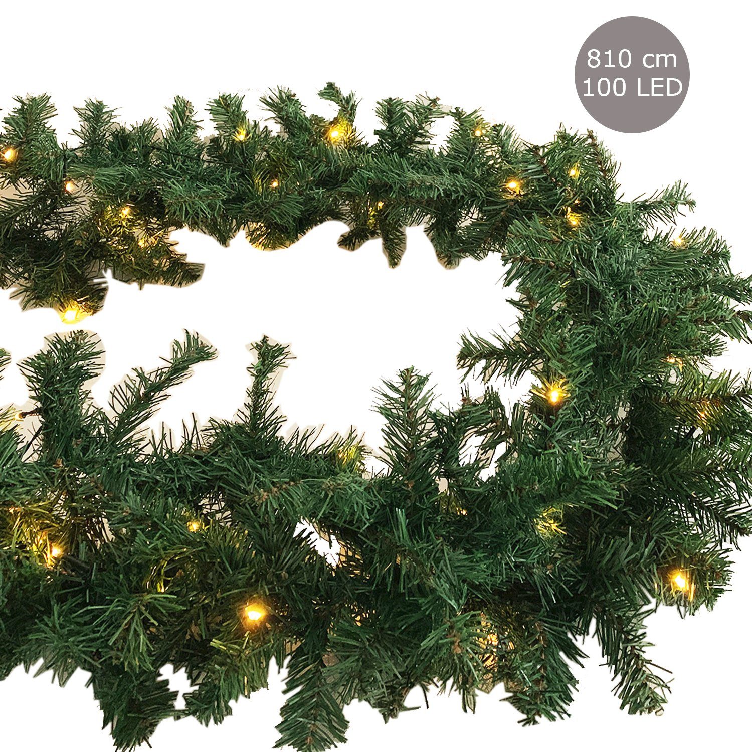 INDA-Exclusiv Lichtervorhang XXL 100 LED Tannengirlande + Lichterkette 810c günstig online kaufen
