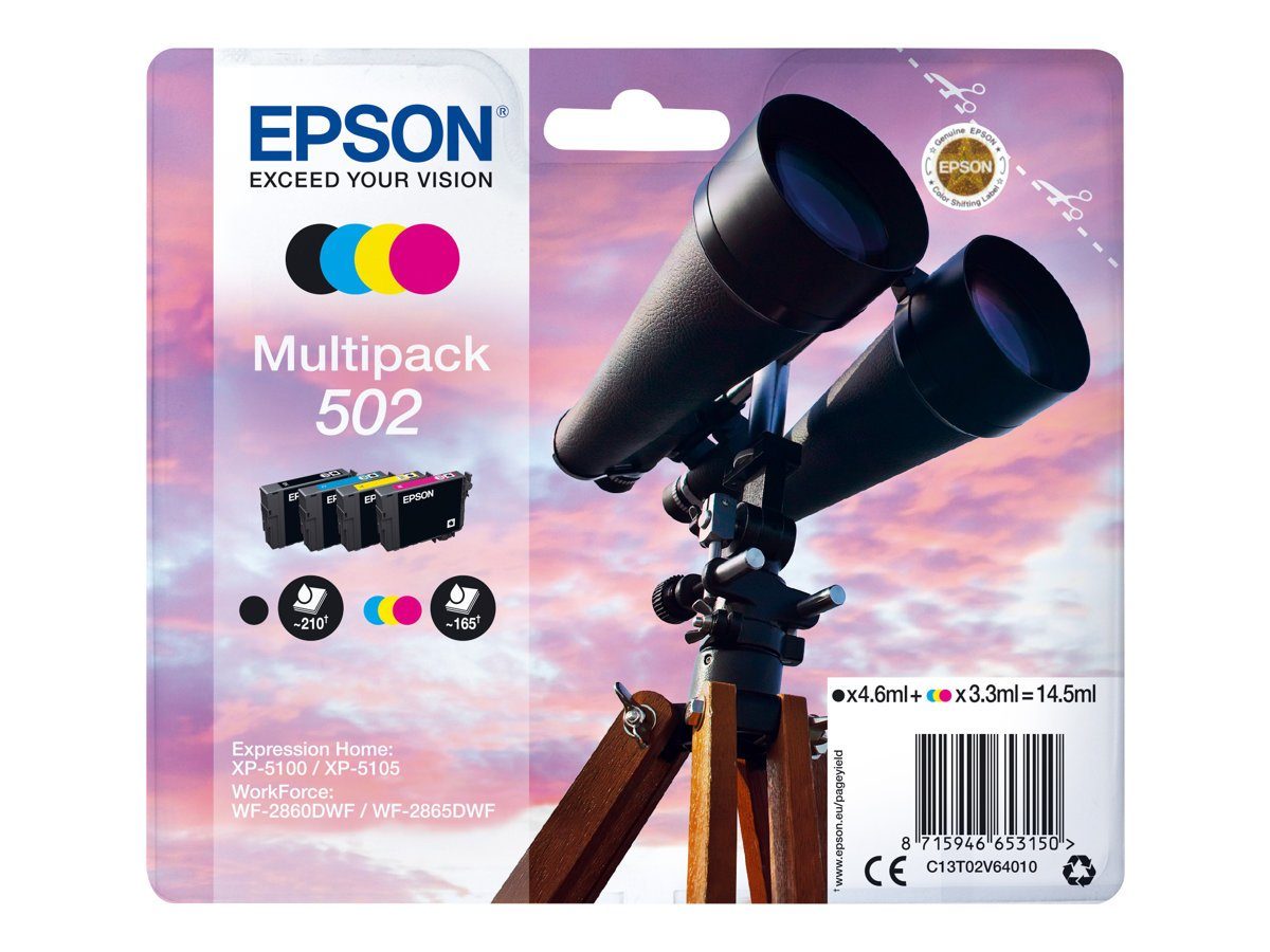 Thumbnail - Epson EPSON Ink/502 Binocular CMYK Tintenpatrone