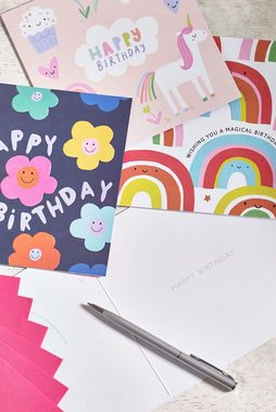 Next Grußkarte Geburtstagskarten für Mädchen, 6er-Pack