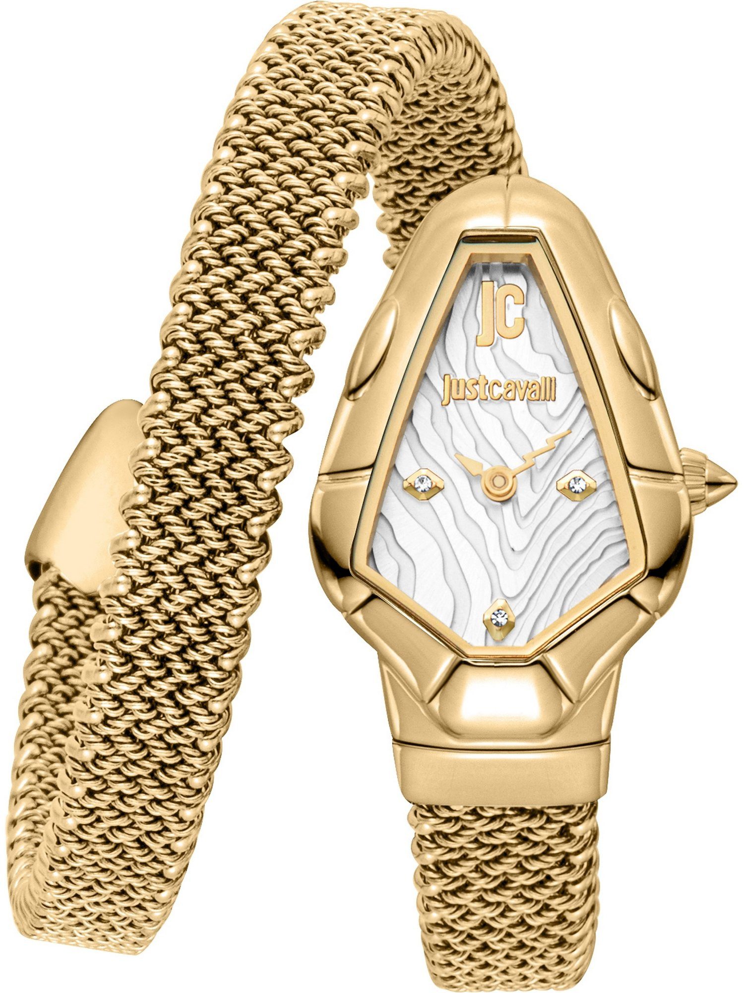 Just Cavalli Chronograph Just Cavalli Damen-Uhren Analog Quarz, Klassikuhr