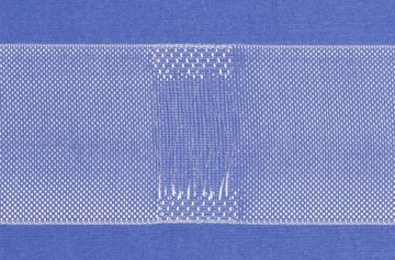 Gardine Stegband, Gardinenband, Seitenschals - Variabel / Farbe: transparent/ Breite: 50 mm - L001, rewagi, Verkaufseinheit: 5 Meter