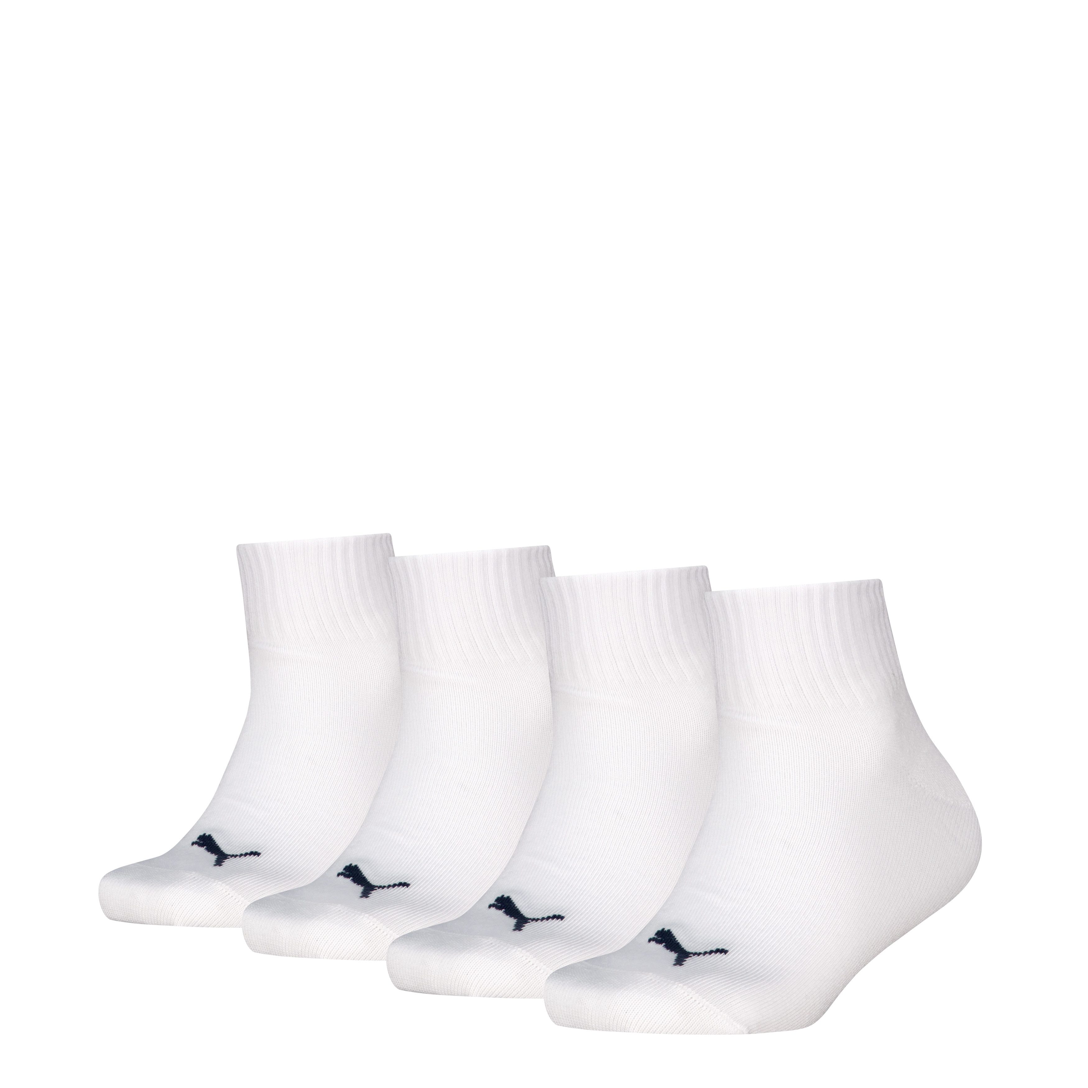 PUMA Kurzsocken PUMA KIDS LOGO BLOCK QUARTER 4P ECOM (4 Paar)