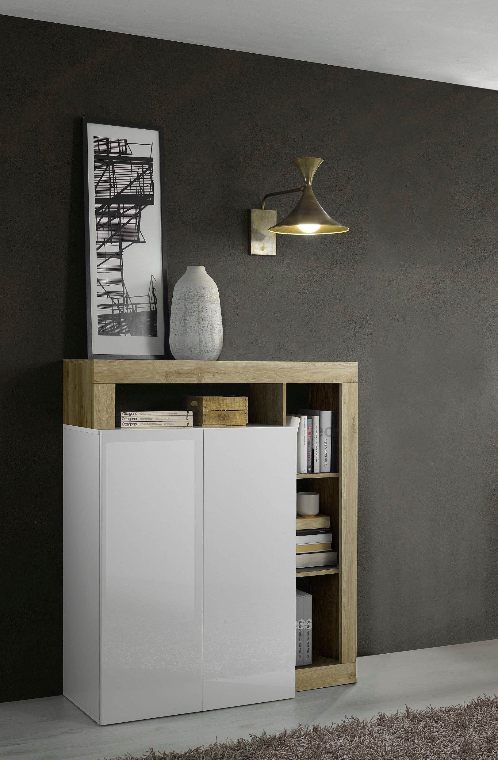 Home affaire Mehrzweckschrank Hamburg, Breite 108 cm Höhe 126 cm