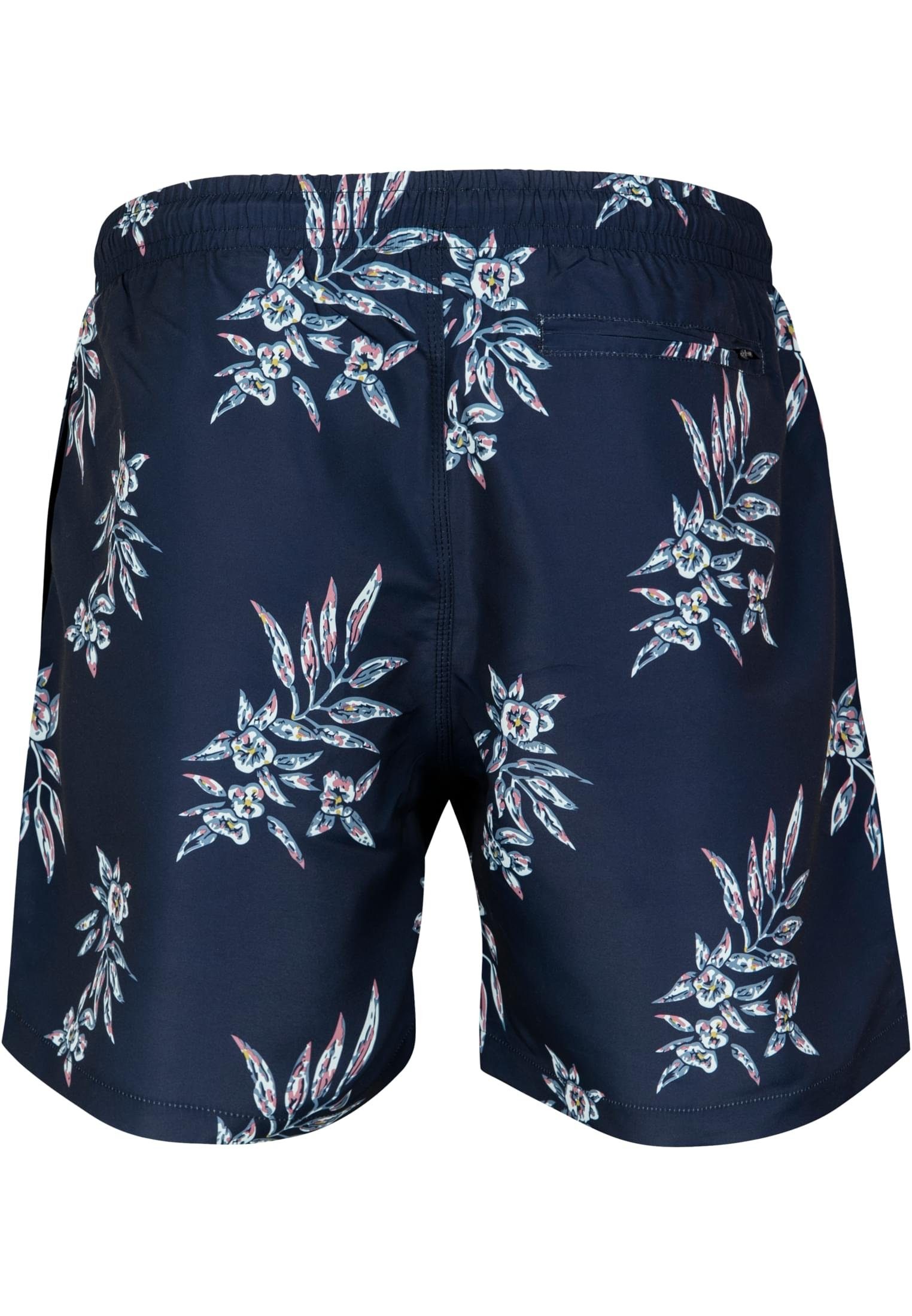 URBAN CLASSICS Badeshorts Herren floral Pattern subtile Swim Shorts