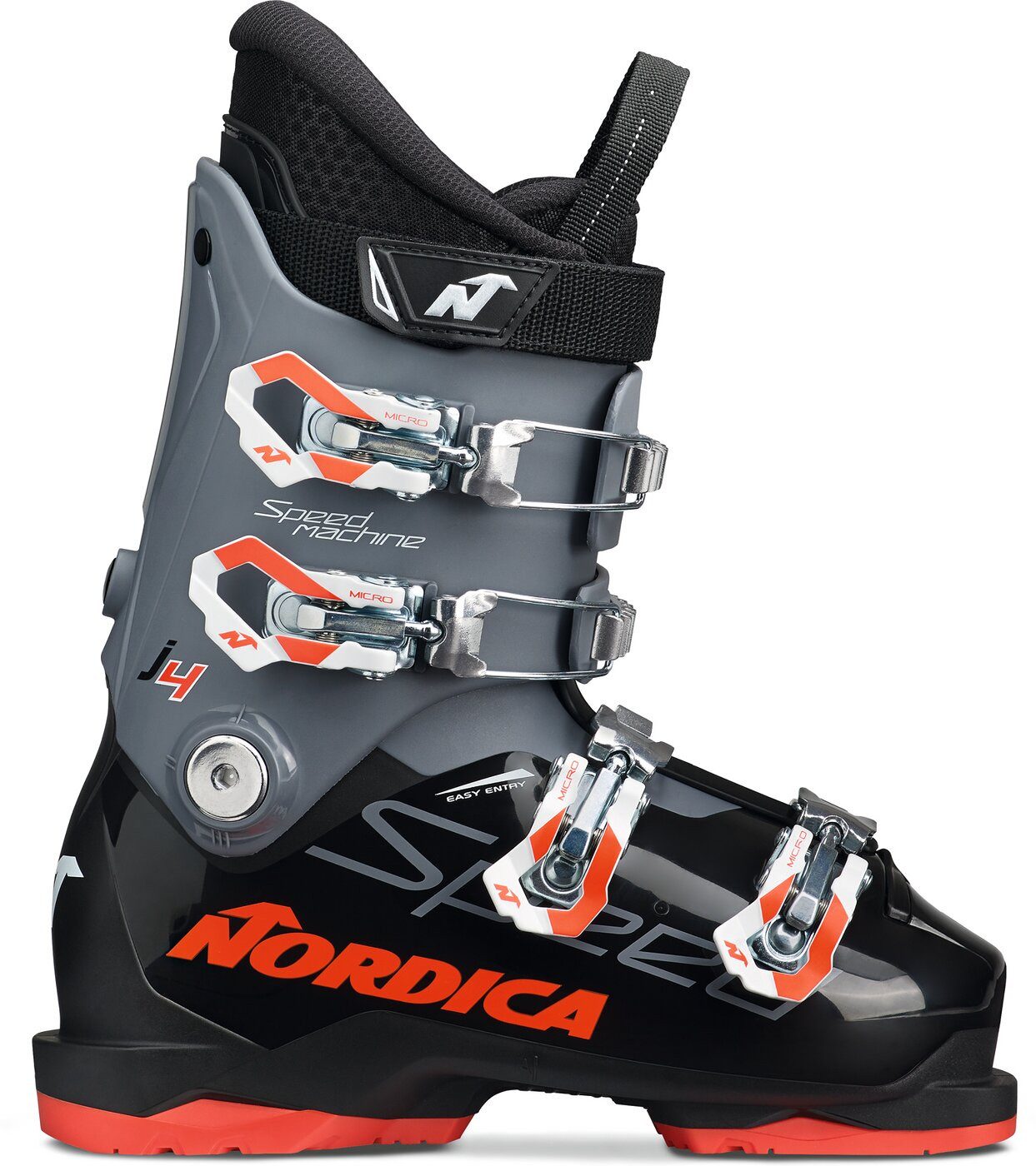 SPEEDMACHINE J 4 NERO/ANTRACITE/ROSSO Skischuh