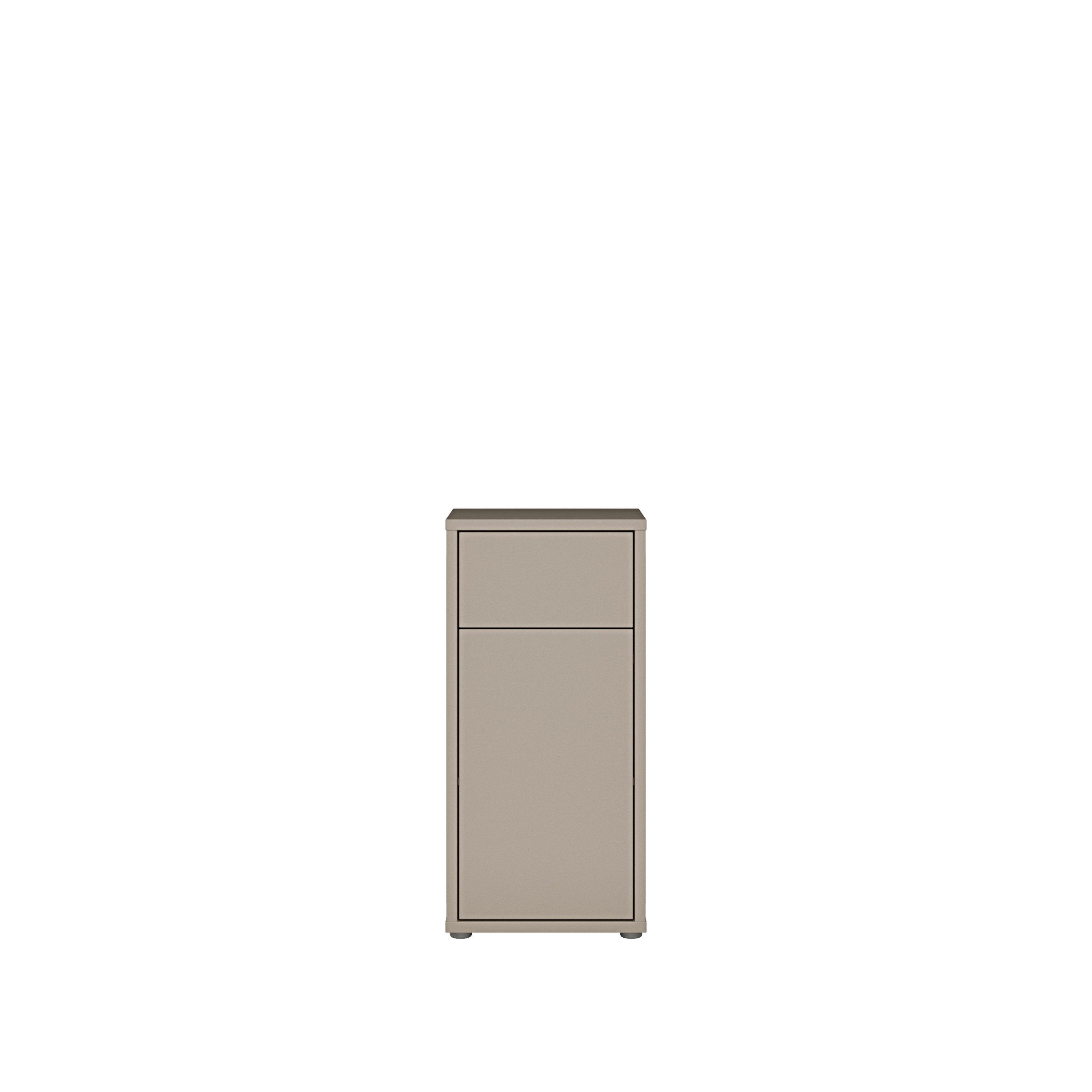 PREISBRECHER Badkommode ALICE SPRINGS, in Taupe - 39,8x83,1x34,9cm (BxHxT)