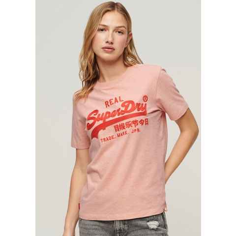 Superdry T-Shirt EMBROIDERED VL RELAXED T SHIRT