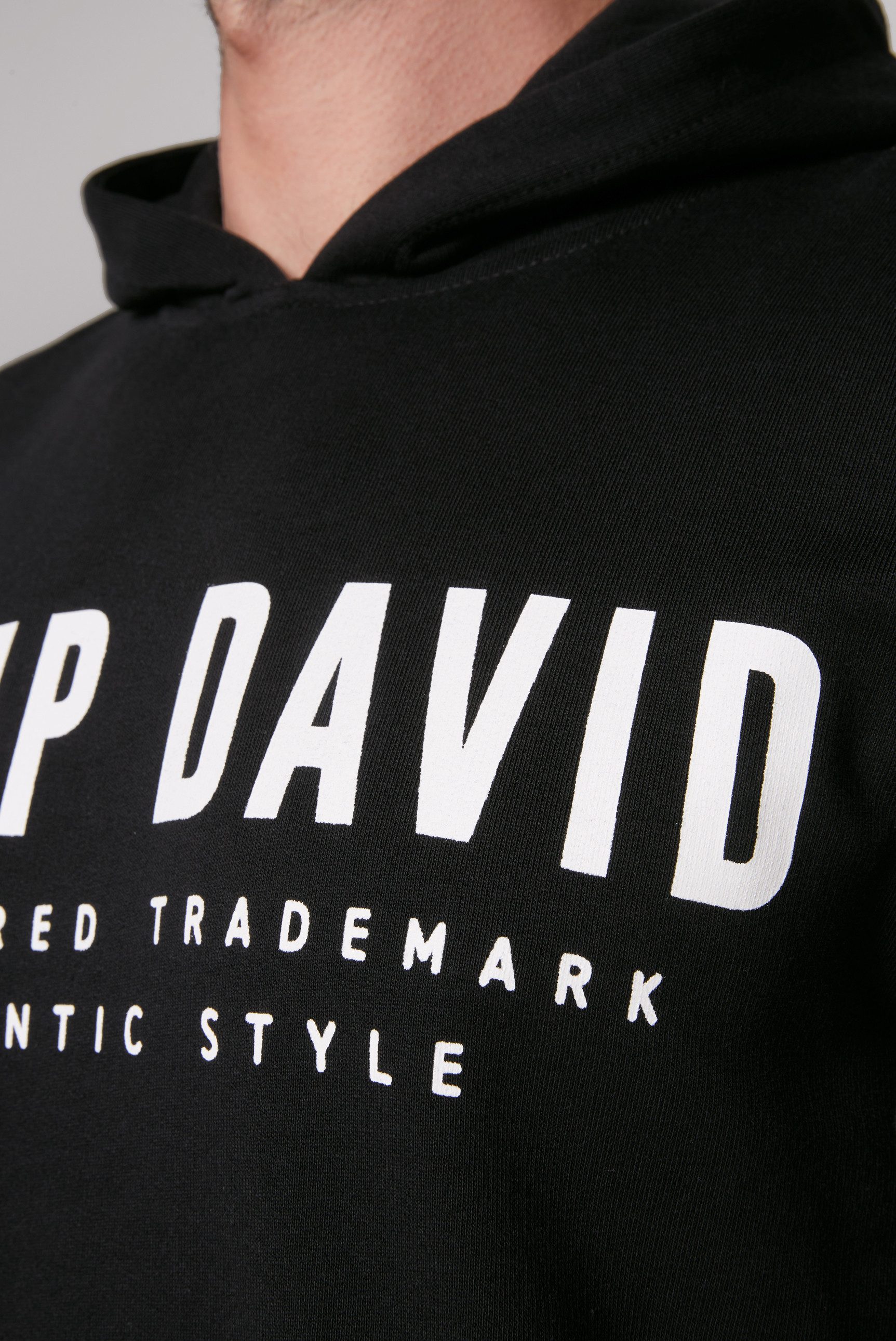 CAMP DAVID Kapuzensweatshirt mit Logo-Print