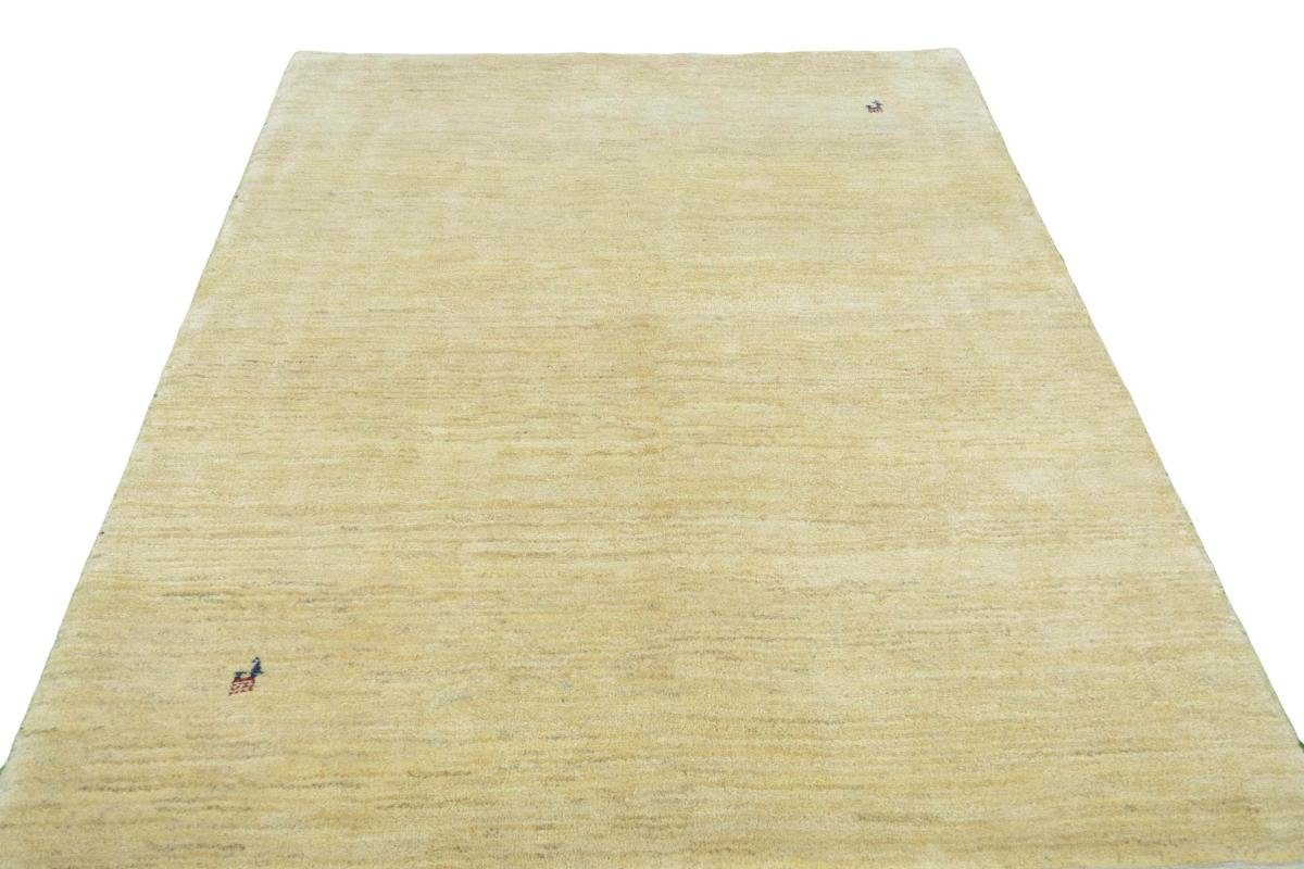 Orientteppich, Orientteppich Moderner rechteckig, Handgeknüpfter Perser Nain Gabbeh 157x204 mm 18 Höhe: Trading,
