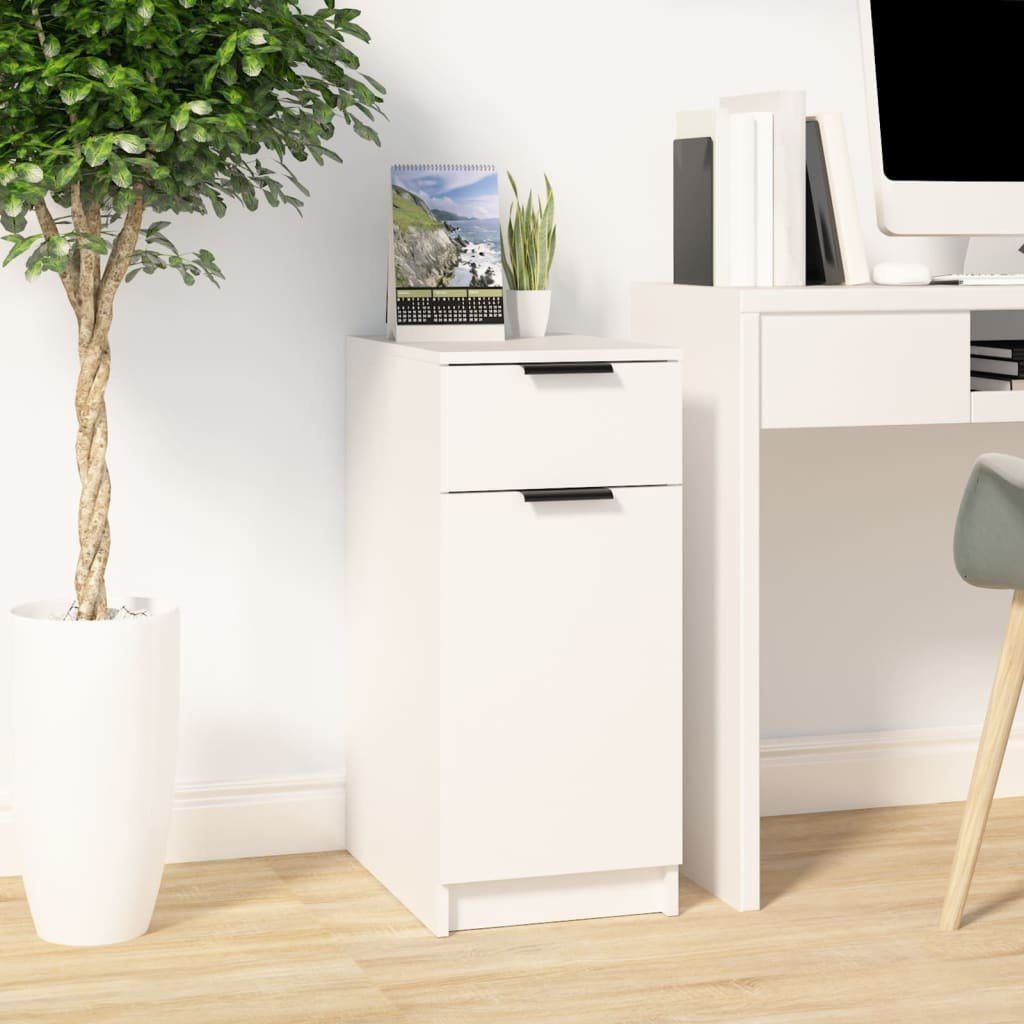 cm Schreibtischschrank Weiß (1-St) Fächerschrank Holzwerkstoff 33,5x50x75 vidaXL