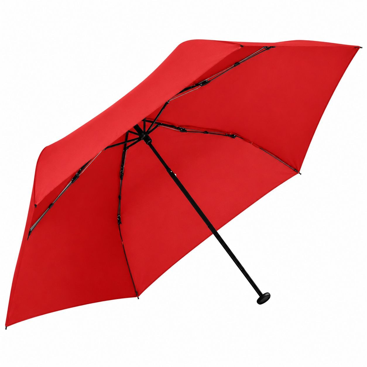 FARE Taschenregenschirm FiligRain ToGo, inkl. Umhängetasche, 100g leicht, UPF 50+, Windproof-PLUS, Sicherheitsschieber, Recyclingbezug, 88 cm