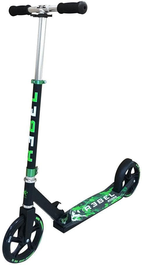 REBEL Scooter Low Rider II schwarz-grün