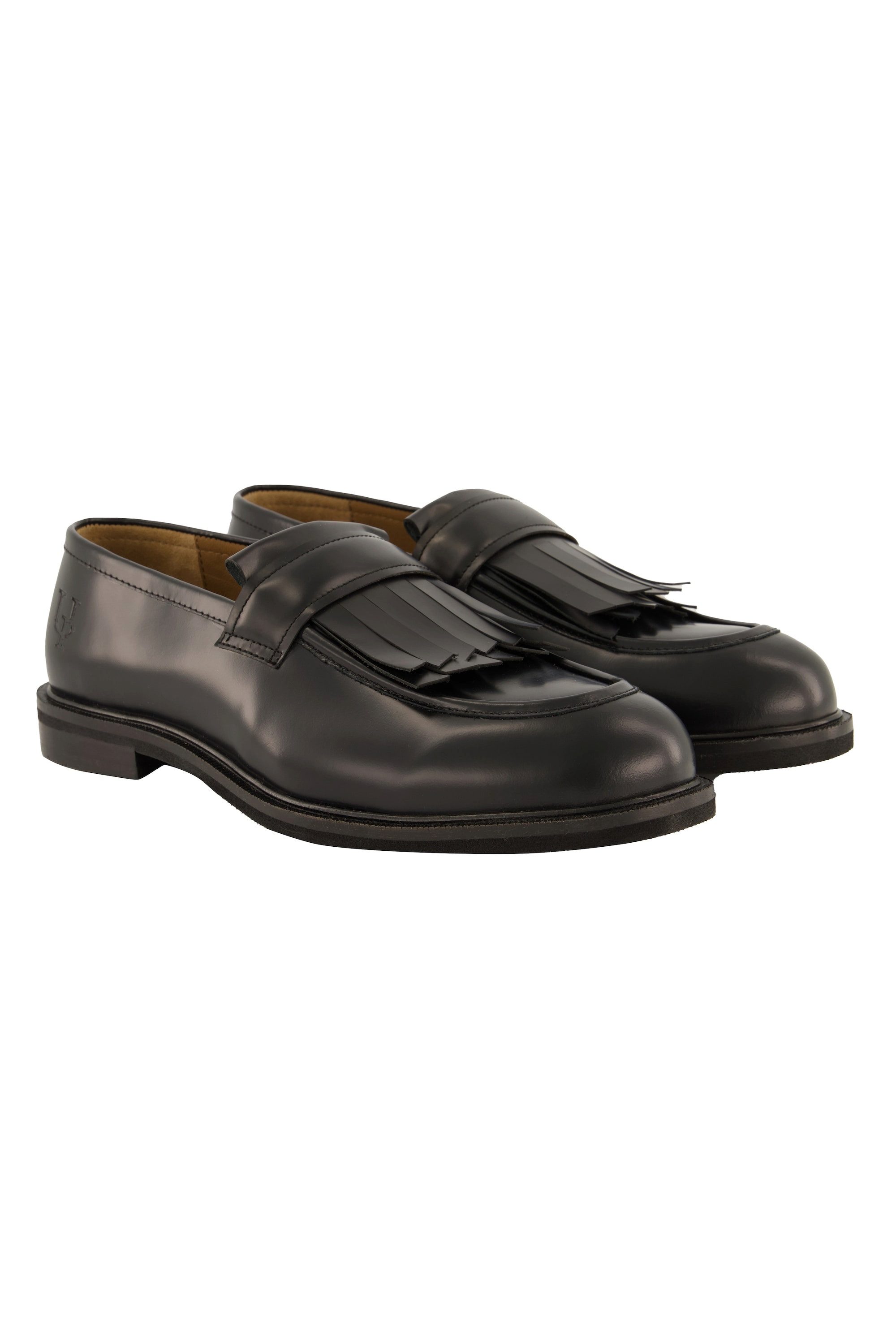 Ulla Popken Leder-Loafer Fransen Lederfutter Weite günstig online kaufen