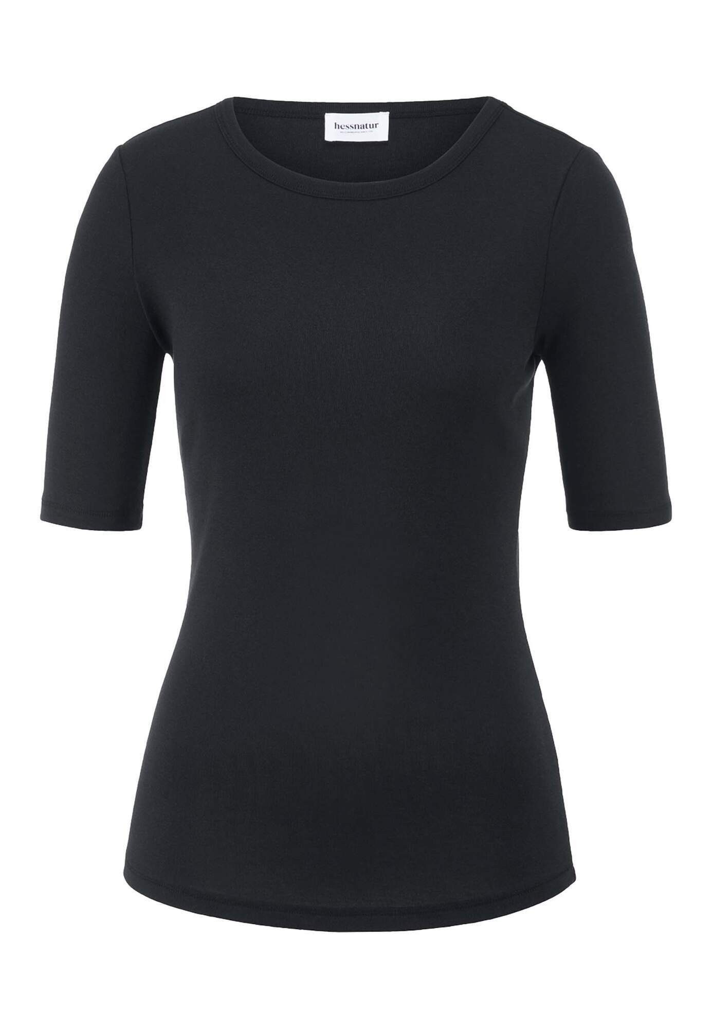 Hessnatur T-Shirt Fitted aus Bio-Baumwolle und TENCEL™ Modal (1-tlg)