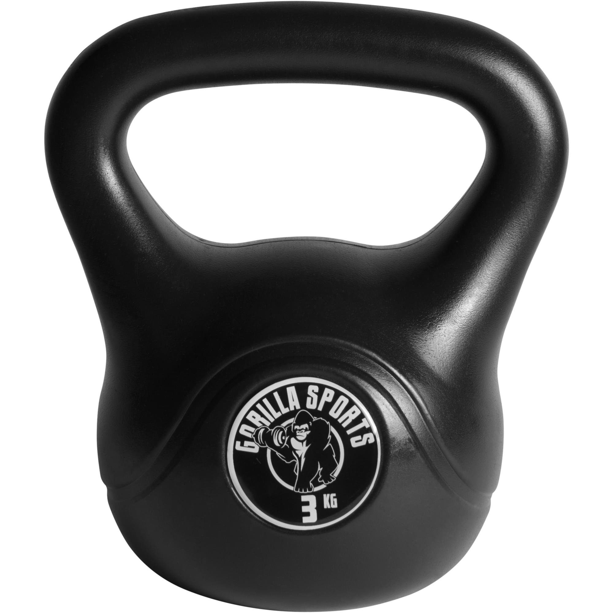 GORILLA SPORTS Kettlebell Kettlebell aus Kunststoff 2-20 KG