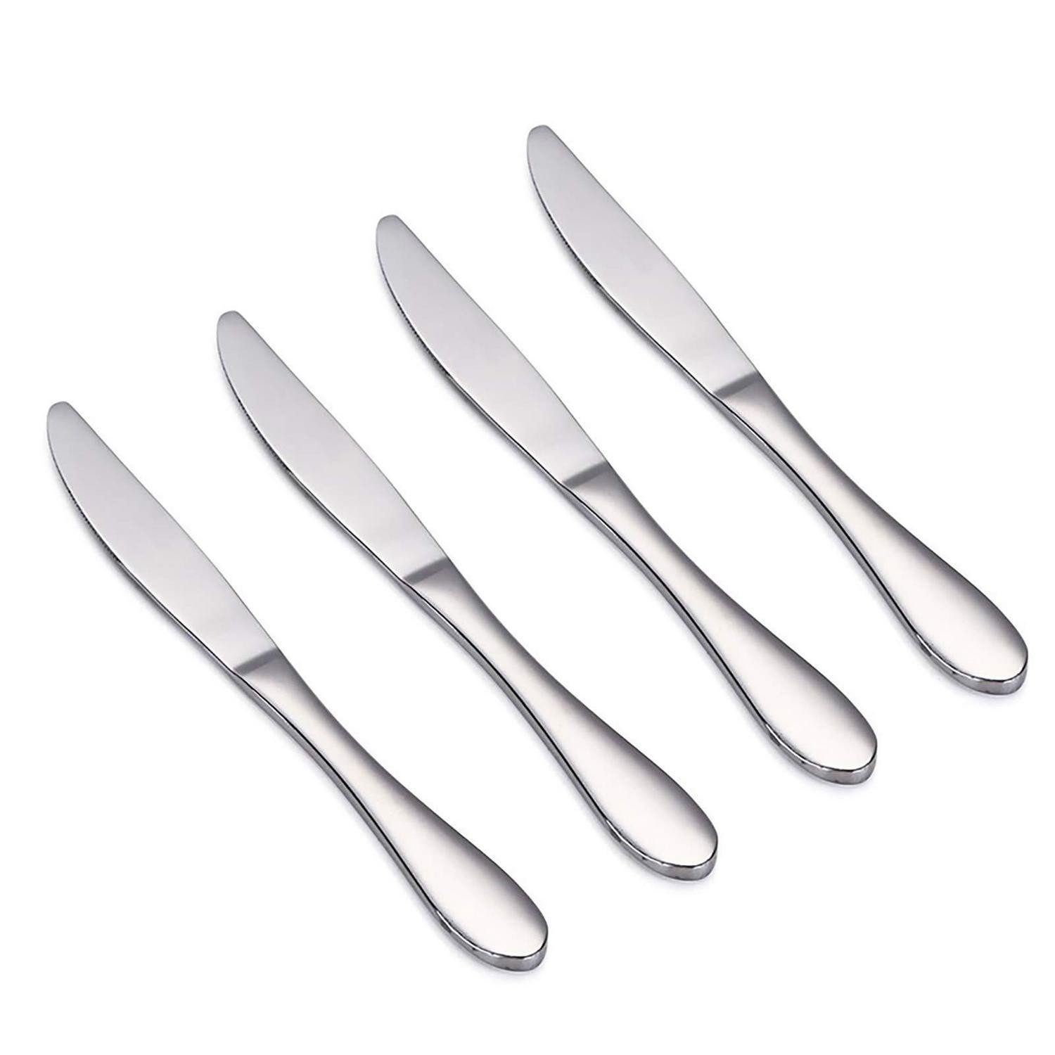 LuxusKollektion Kinderbesteck Kindermesser 4er-Set Edelstahl 18/10 ab 3 Jahren