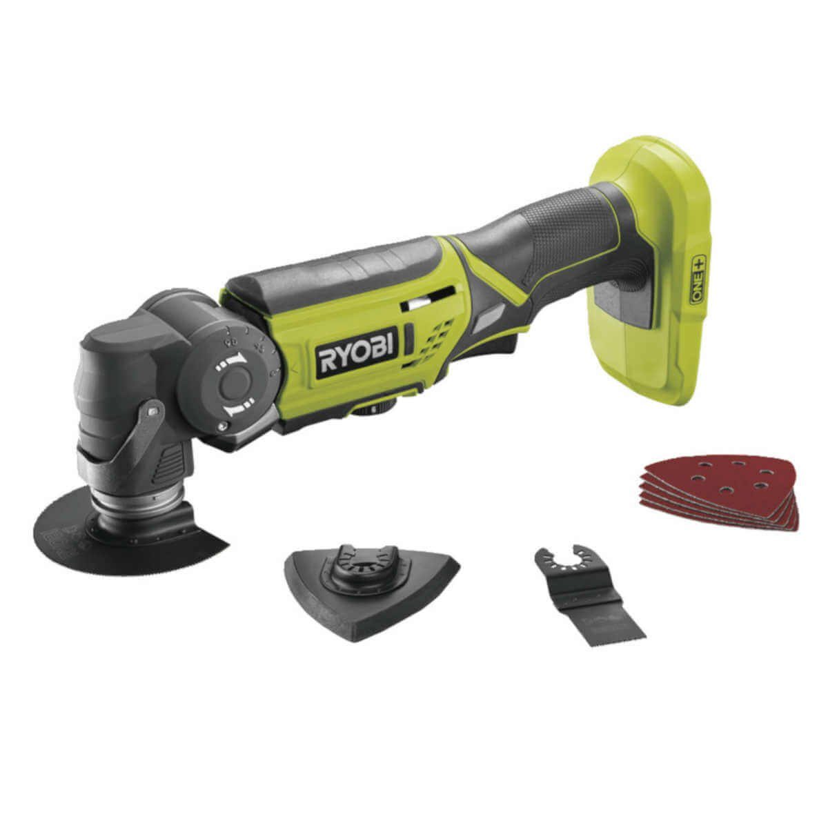 RYOBI Akku-Multifunktionswerkzeug Akku-Multitool ONE+ 18 V, Mehrzweckwerkzeug ohne Akku & Ladegerät, R18, 18.00 V, 18 V V, Akku und Ladegerät sind nicht im Lieferumfang enthalten, ohne Akku und Ladegerät