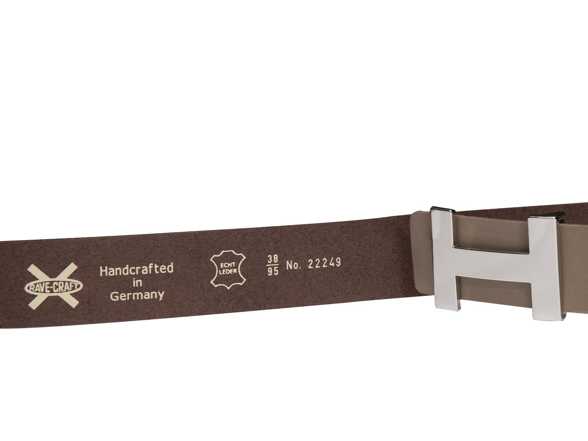 Rave-Craft Ledergürtel H-Gürtel in Leder 22249 günstig online kaufen