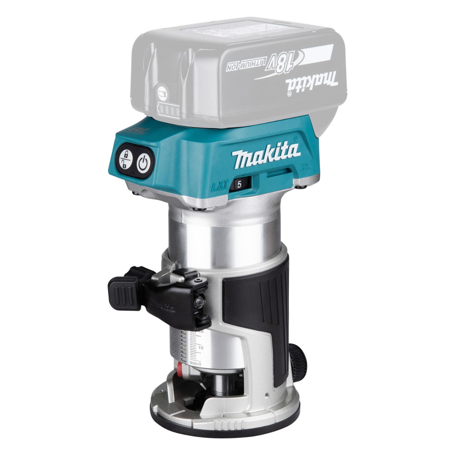 Makita Akku-Multifunktionsfräse DRT50ZJX9 18V • 6/8 mm, 18 in V