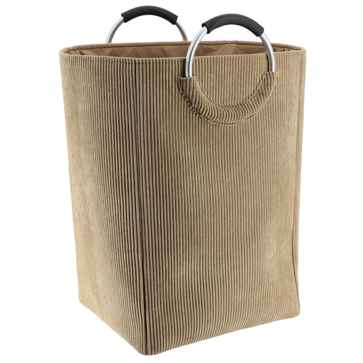 TENDANCE Wäschekorb CORD WÄSCHESACK WÄSCHETONNE WÄSCHEBEHÄLTER günstig online kaufen