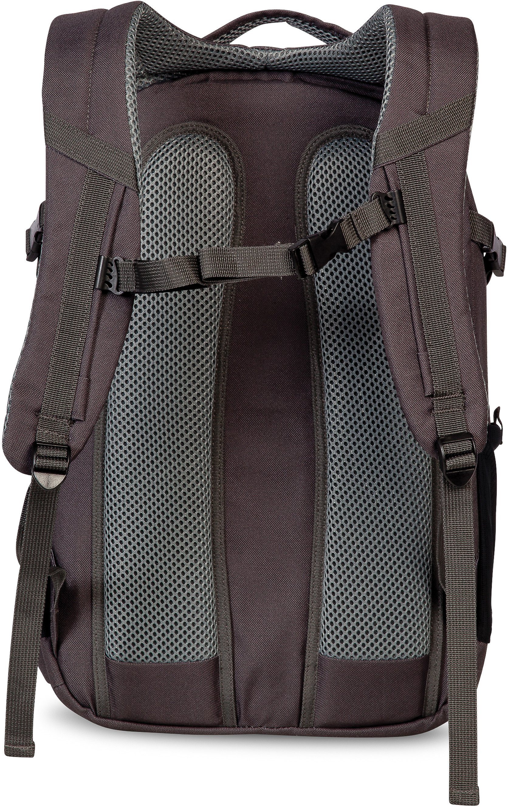 gepolstertem Evolution 15 mit Air, Zoll Laptopfach Schulrucksack oliv, BESTWAY