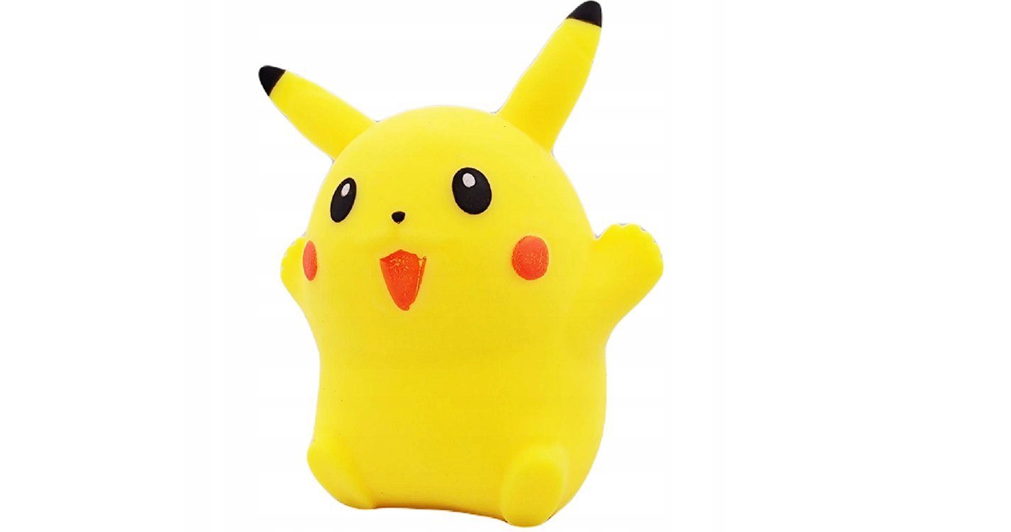 Festivalartikel Spielfigur Pikachu Squishy: Antistress-Spielzeug für Kinder und Erwachsene, (1-tlg) – Bild 4 von 4