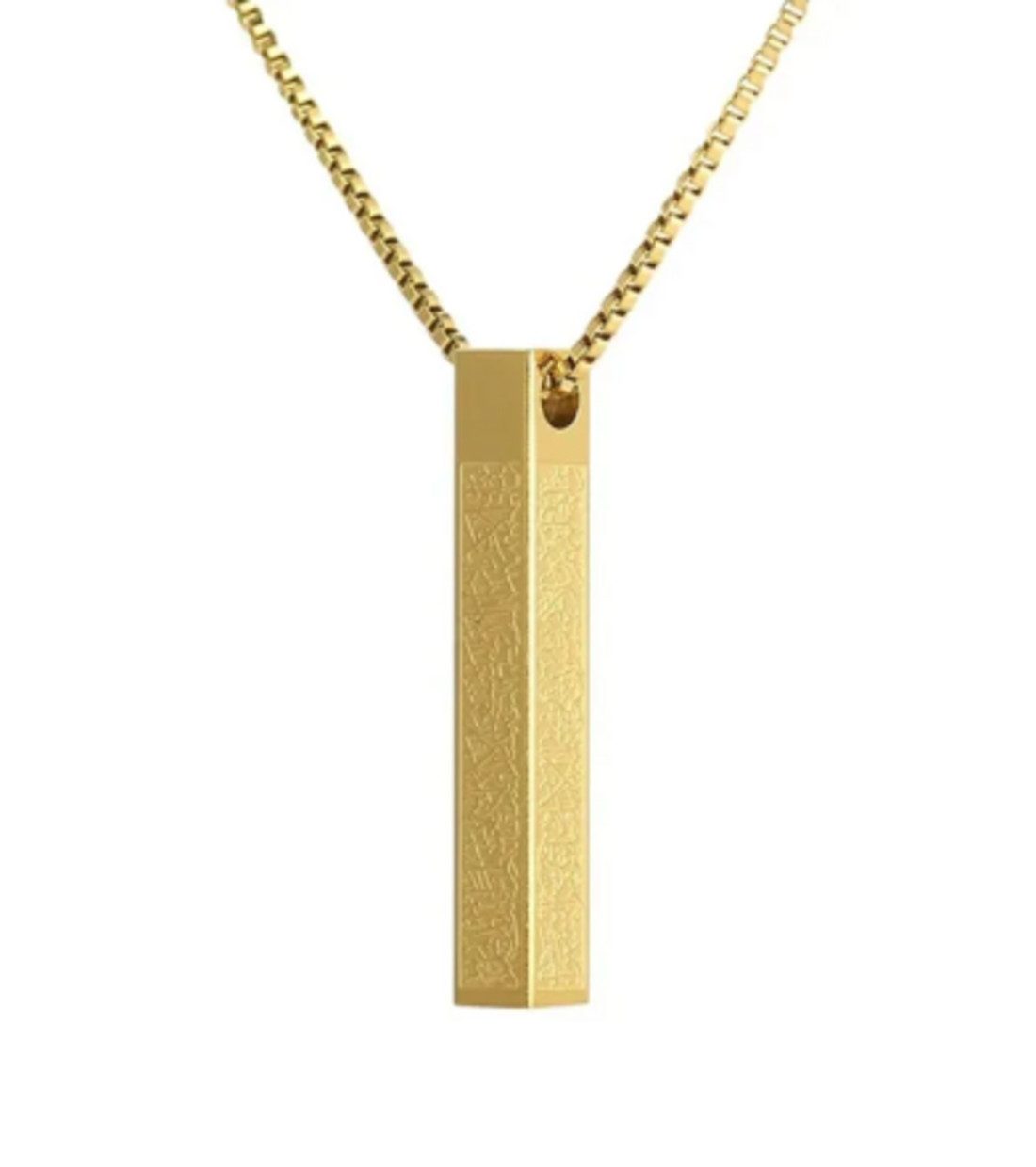 Lale Collection® Kette mit Anhänger Ayatul Kursi Halskette Gold - Silber Sc günstig online kaufen