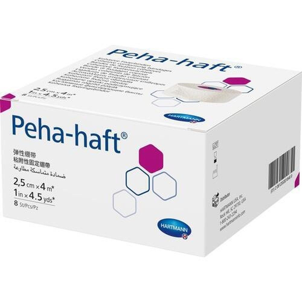 Peha-haft Bandage PEHA-HAFT Fixierbinde latexfrei 2,5 cmx4 m 8St