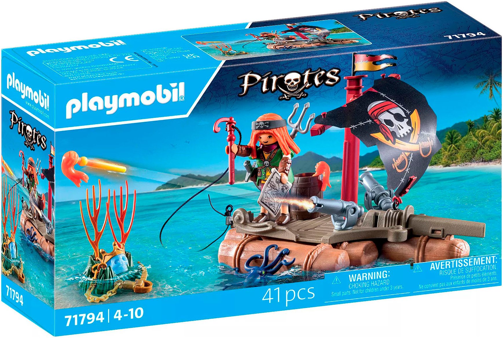 Playmobil® Schatzbergung auf Piratenfloss (71794), Playmobil Pirates Konstr günstig online kaufen