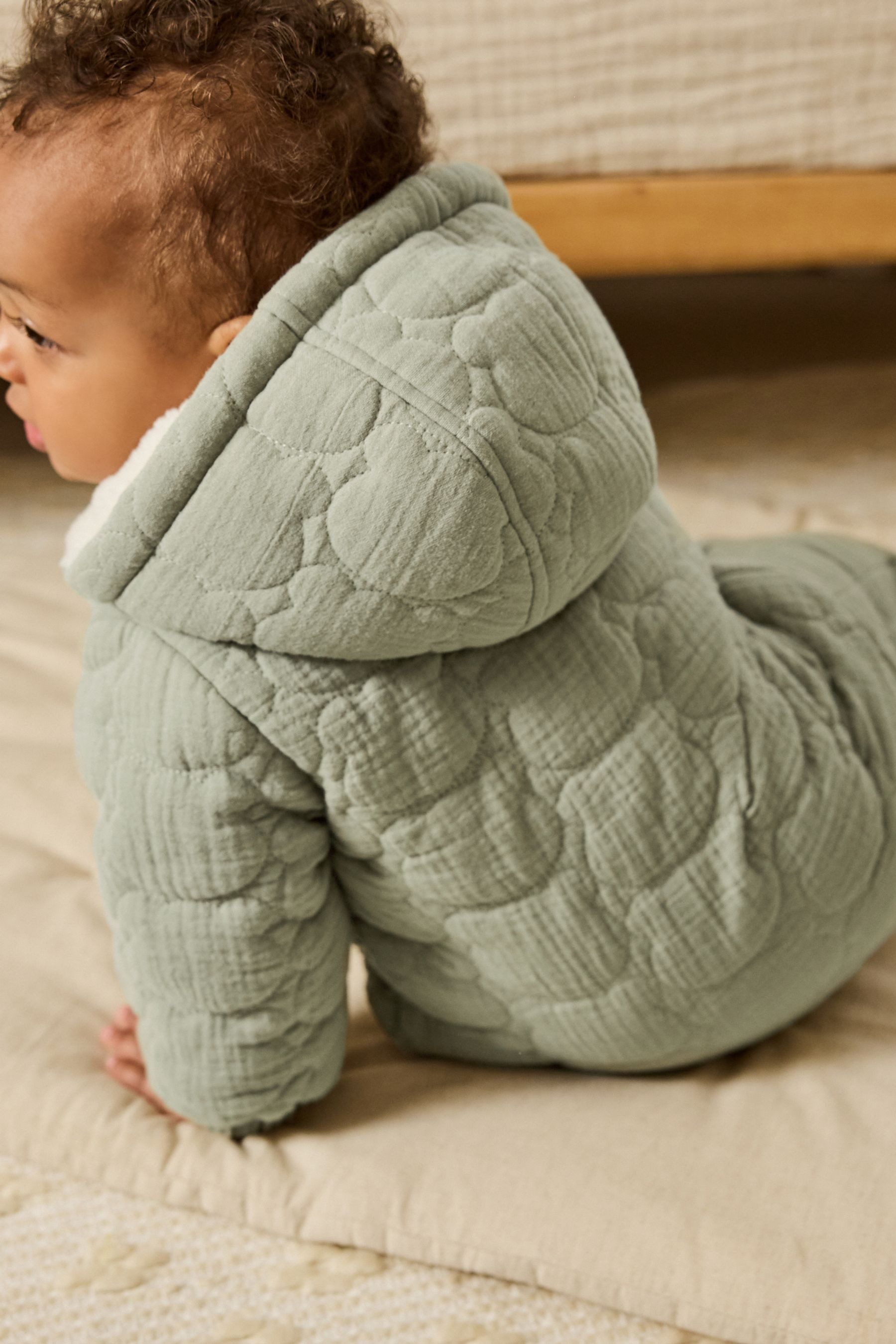 Next Overall Baby Strampler in Knitteroptik (1-tlg)