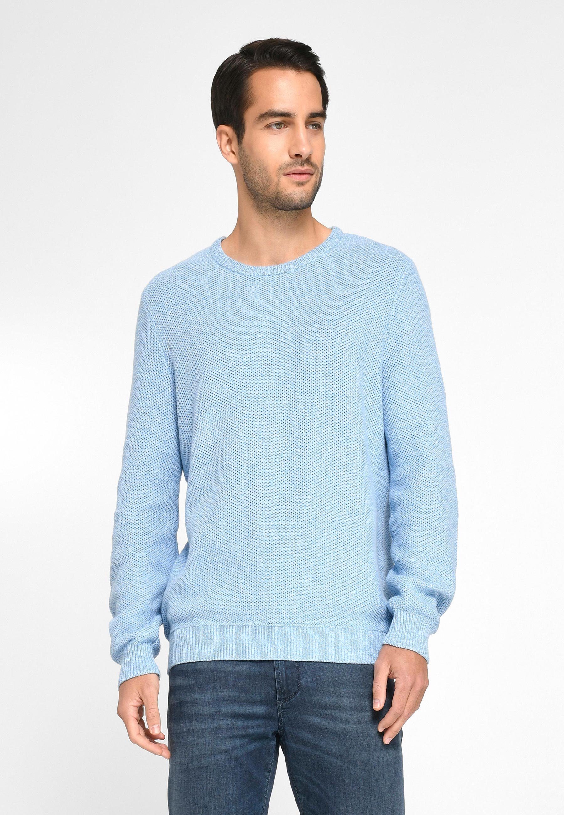 Louis Sayn Design hellblau Strickpullover Cotton klassischem mit