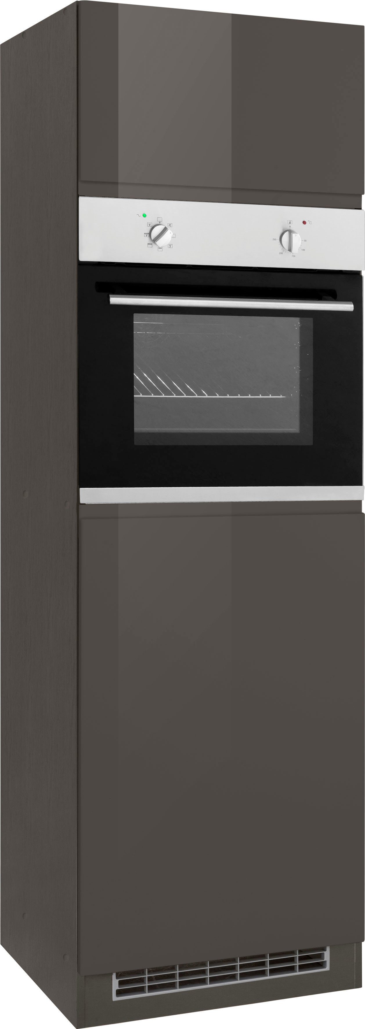 HELD MÖBEL Backofen/Kühlumbauschrank "Virginia", 200 cm hoch, 60 cm breit, günstig online kaufen