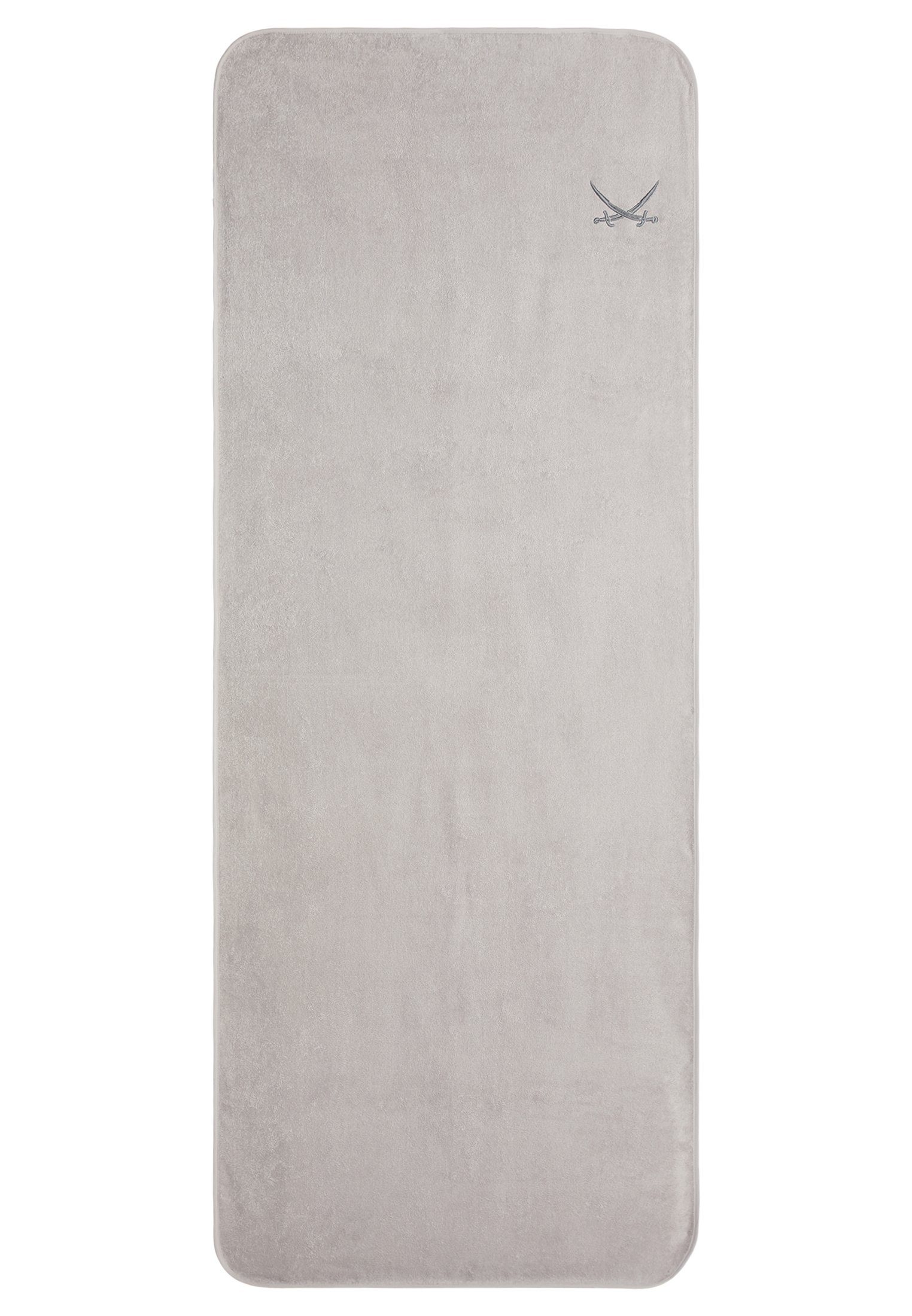 Sansibar Sylt Saunatuch Schonbezug Liegenauflage Sansibar mit gesticktem Säbel, 75x200 cm, mit Umschlag ohne Verrutschen, hautfreundlich, pflegeleicht – Bild 4 von 5