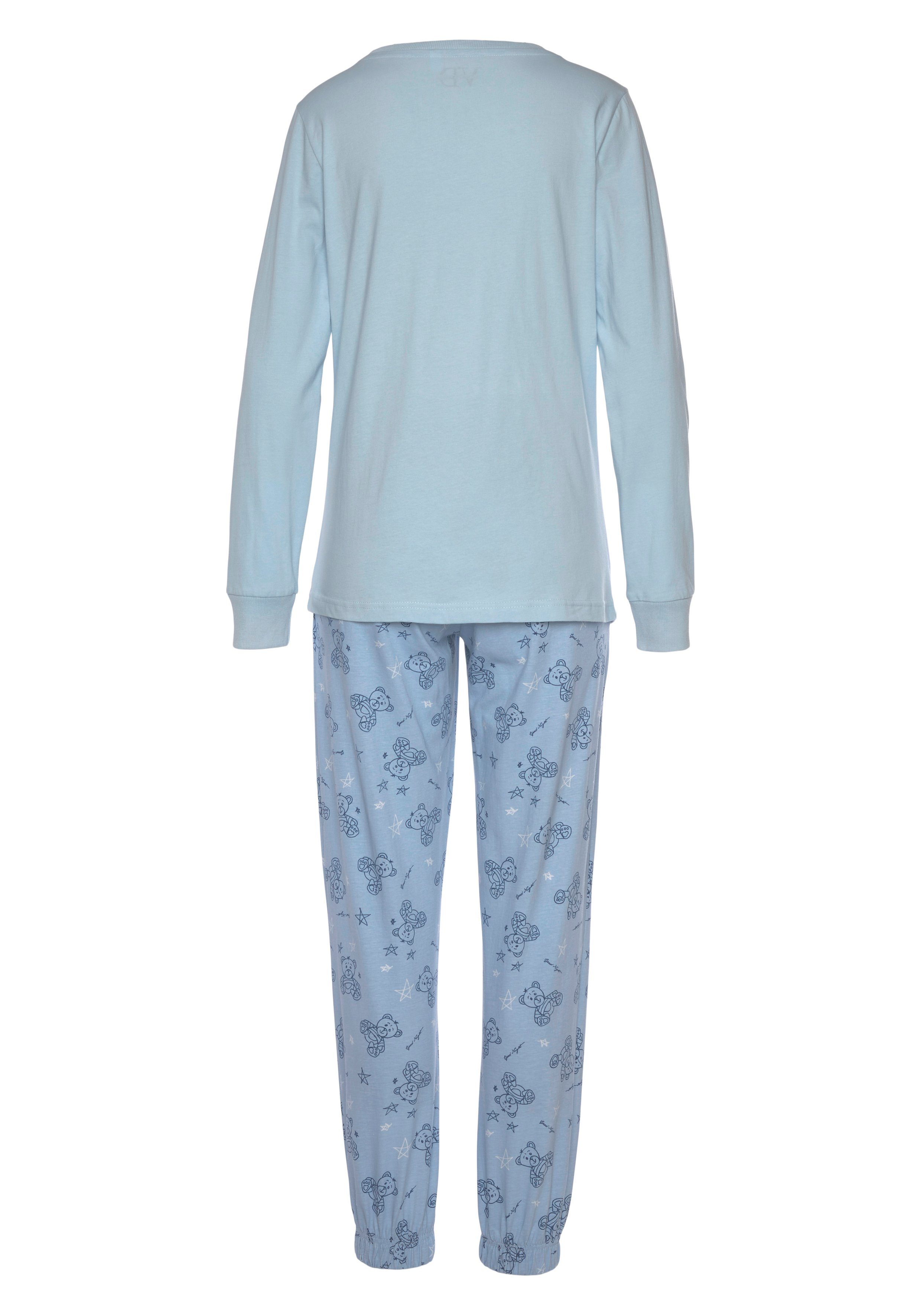 Vivance Dreams by Lascana Pyjama (Set, 2 tlg) mit süßem Bärchendruck