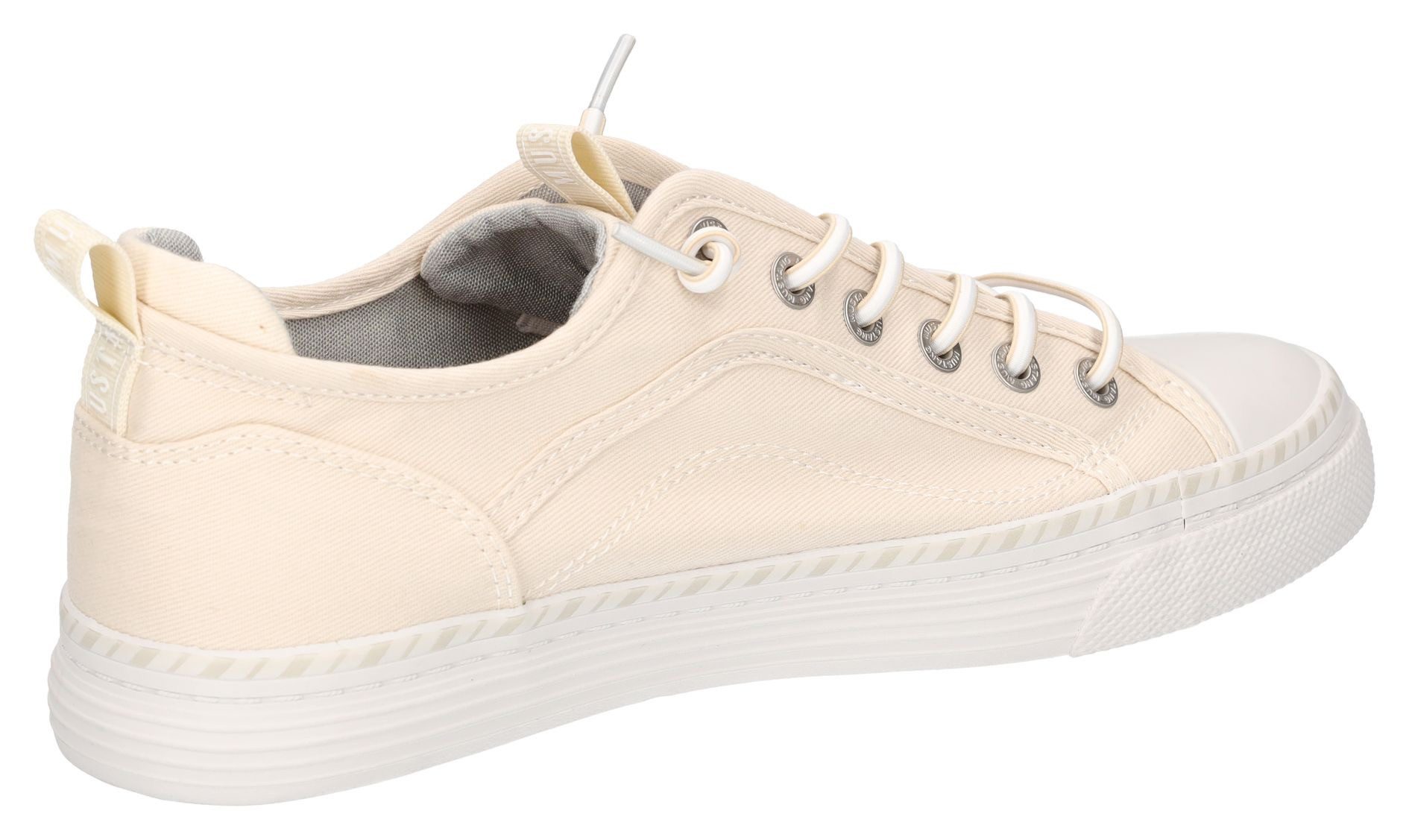 Mustang Shoes Slip-On Sneaker, Slipper, Schlupfschuh, Freizeitschuh mit farbiger Sohleneinfassung