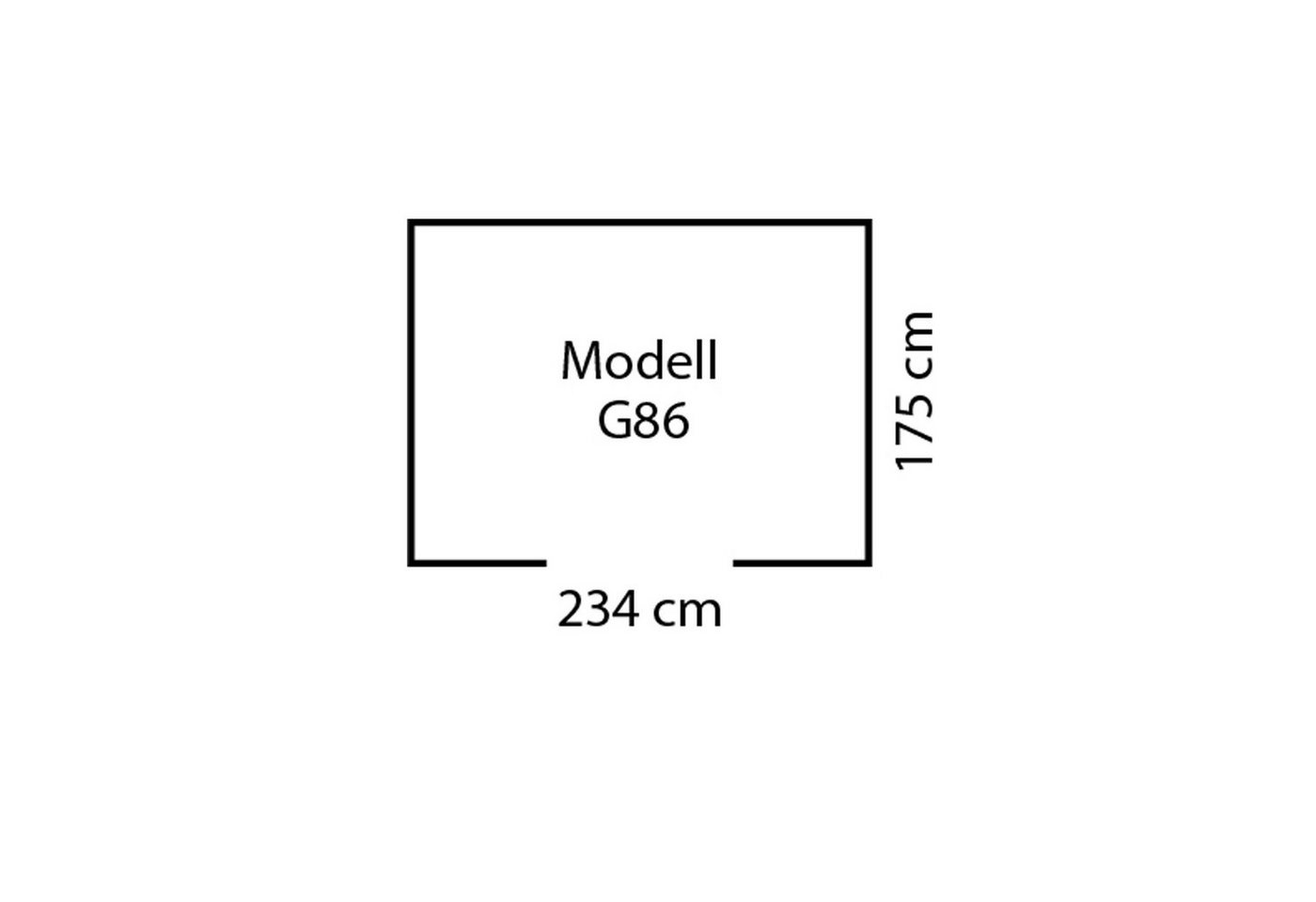 Thumbnail - Globel Industries Gerätehaus Metall-Gartenmanager "Dream 86" (4,53 m), feuerverzinkt, moderne Metallstruktur