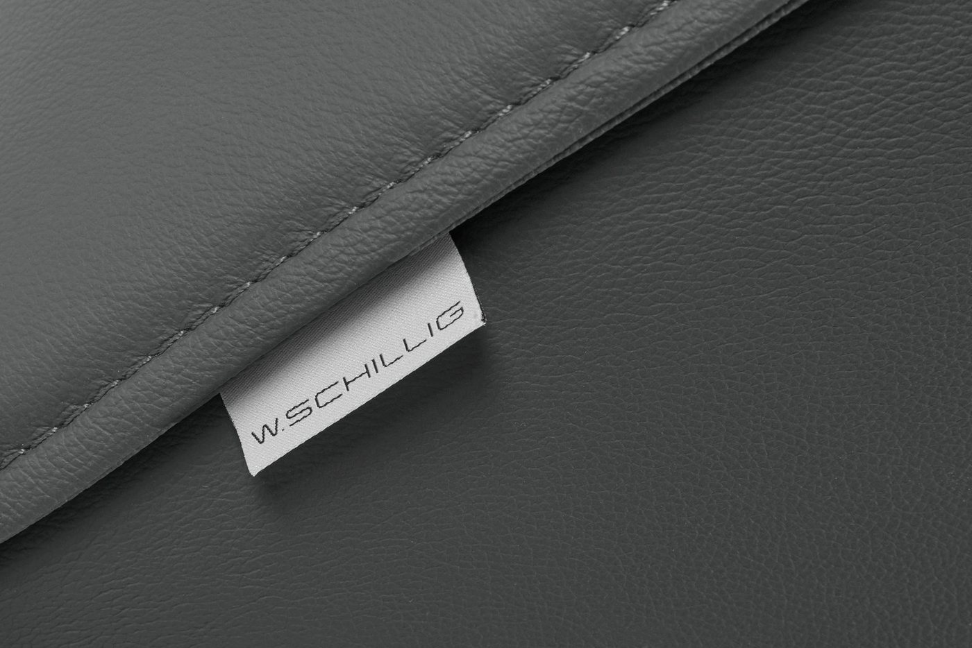 W.SCHILLIG 3-Sitzer »sally«, mit Metall-Winkelfüßen in Schwarz pulverbeschichtet, Breite 224 cm-kaufen