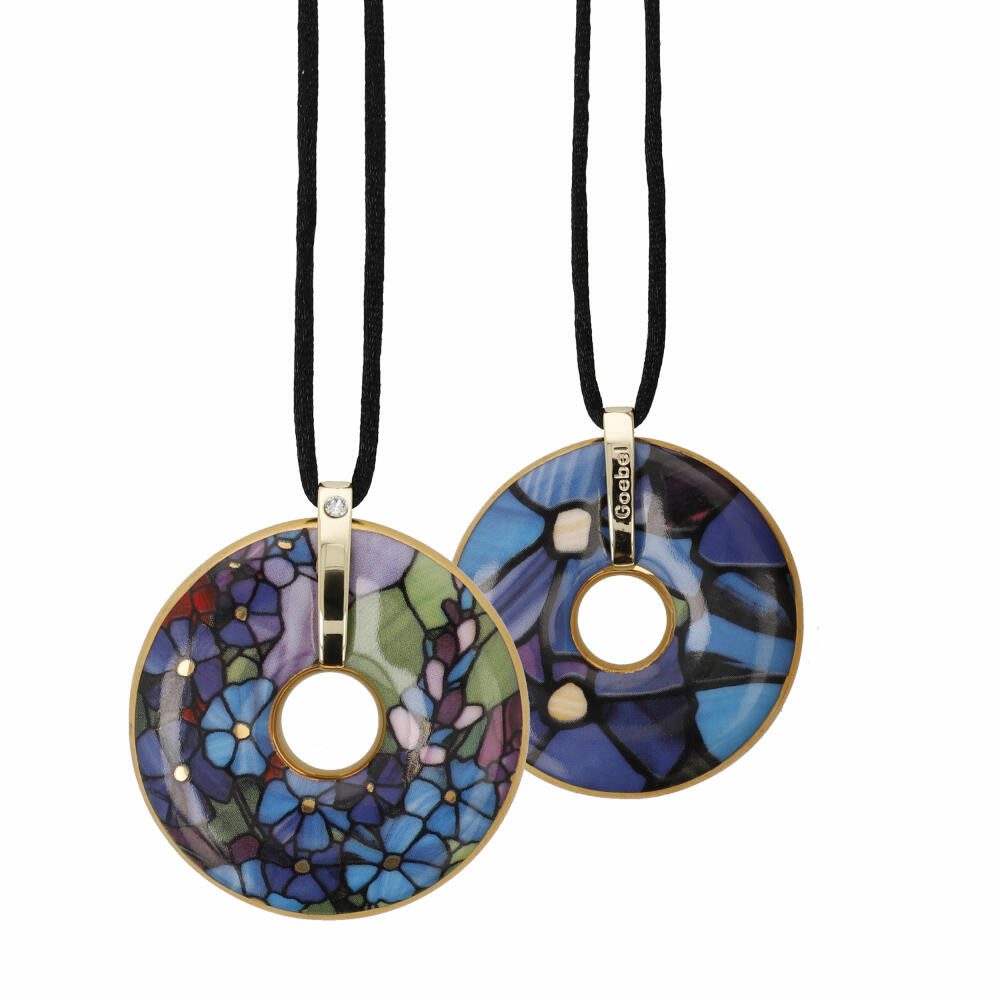 Goebel Kette mit Anhänger Louis Comfort Tiffany - Rittersporn