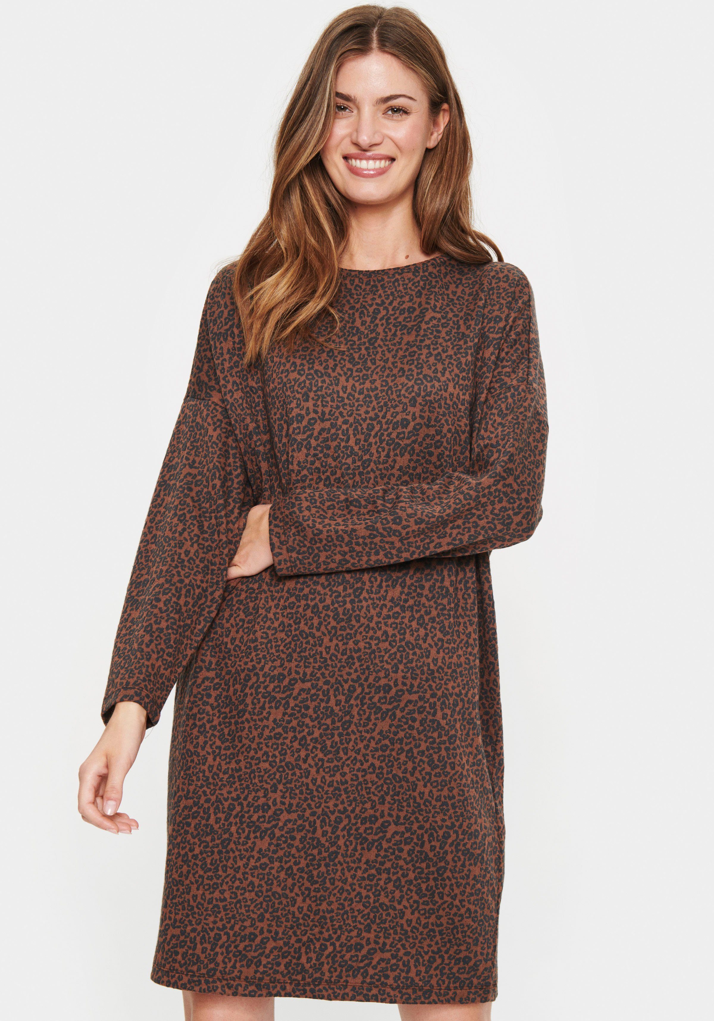 Animal Pen Print-Design Saint Tropez Dress Midikleid