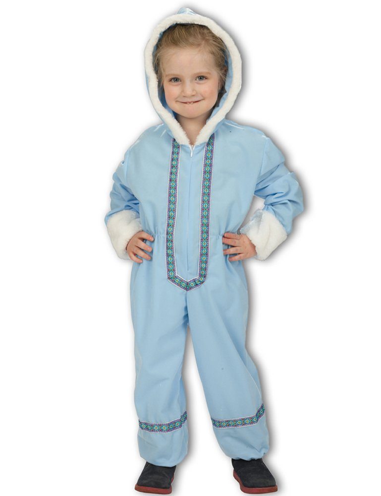 andrea-moden Kostüm Inuit Kostüm für Kinder - Hellblau, Arktis Faschingskostüm