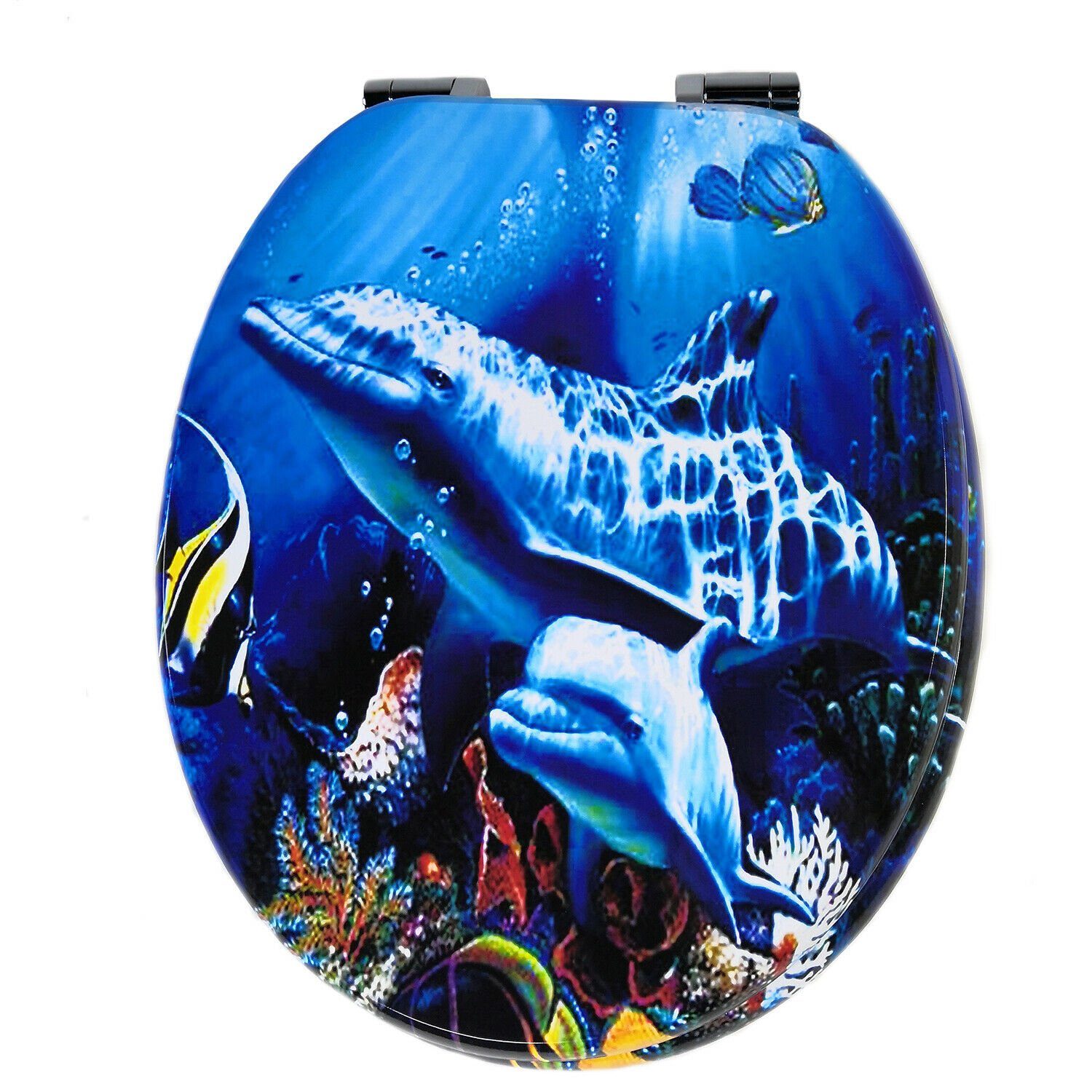 WC-Sitz Toilettendeckel WC Sitz Klodeckel Absenkautomatik Waterworld 607613