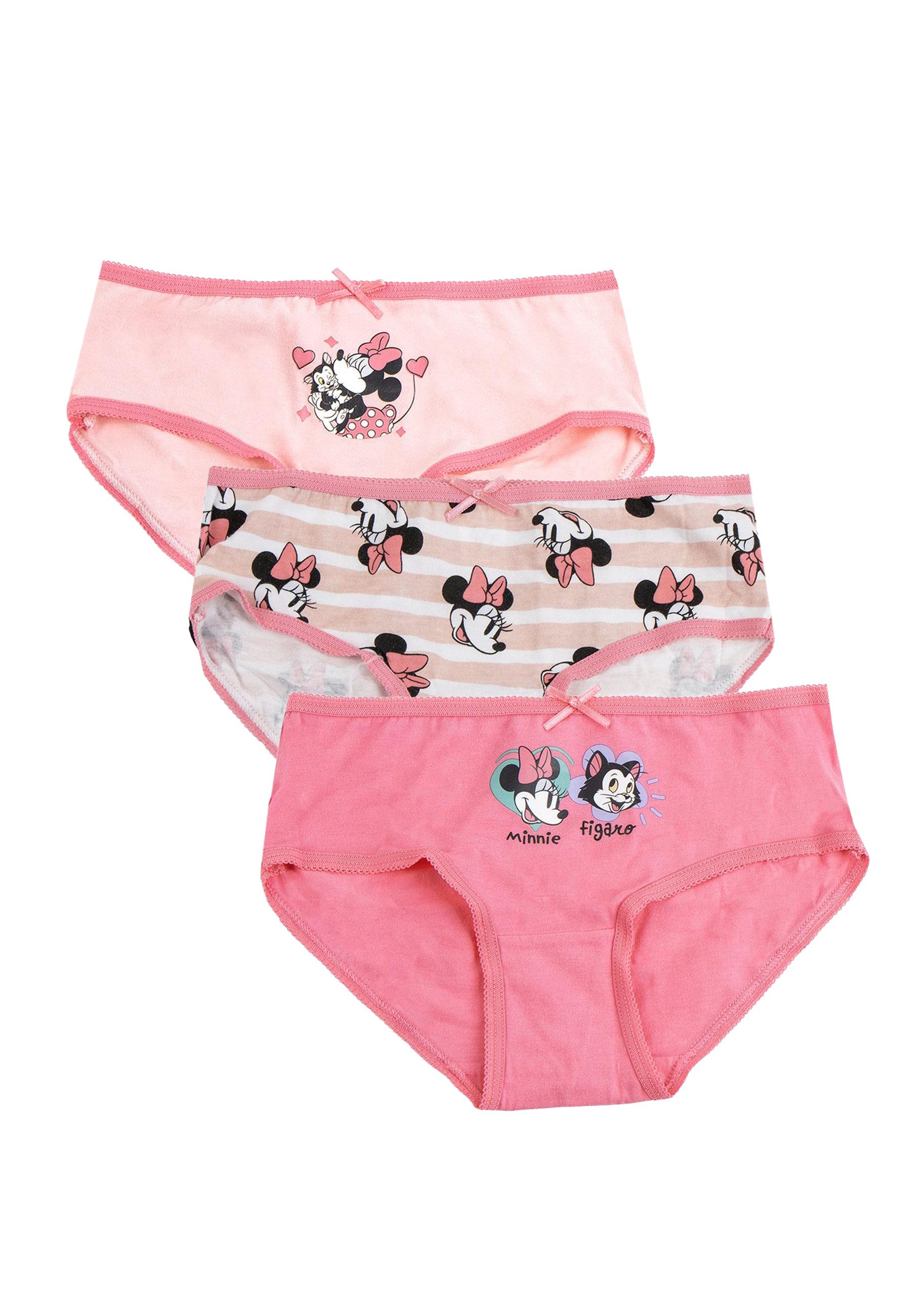 Disney Slip Unterwäsche-Set für Mädchen, 3 Teile, Minnie (Set)