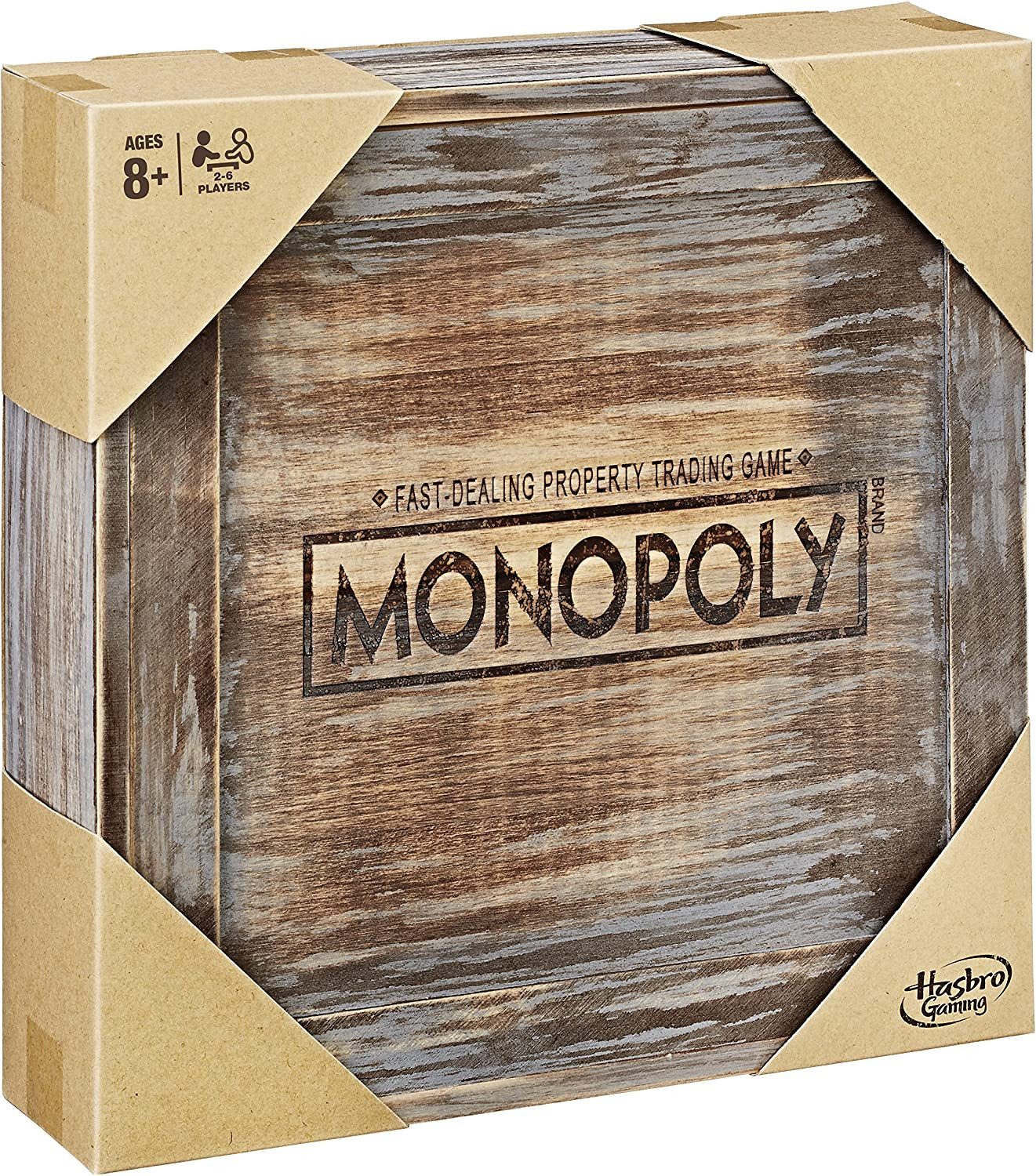 Spiel Monopoly Holz Sonderedition (englische Version)