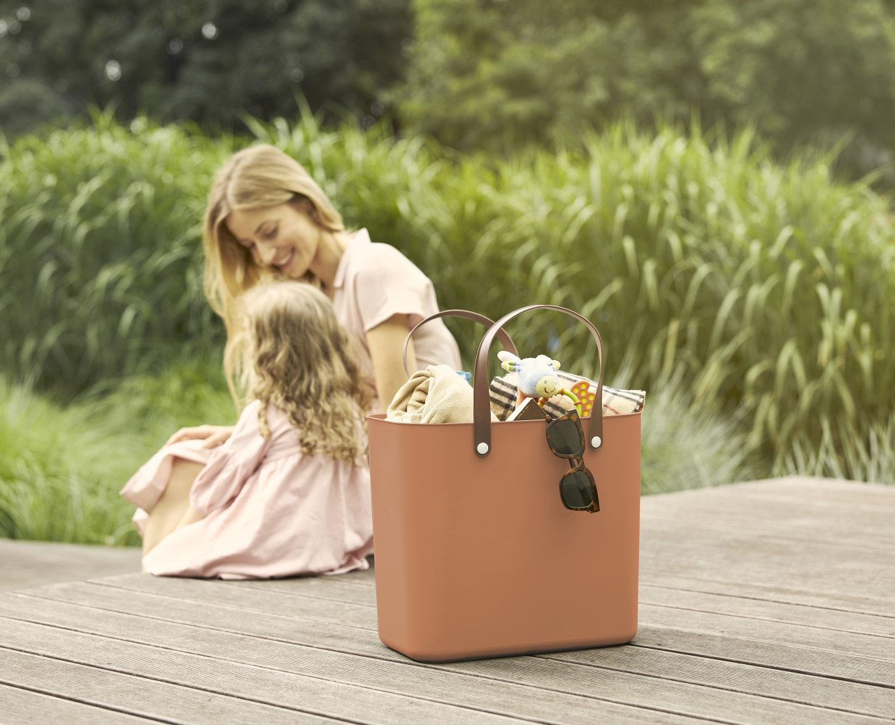 ROTHO Einkaufsbeutel Rotho Einkaufstasche Albula 25 L coral clay günstig online kaufen