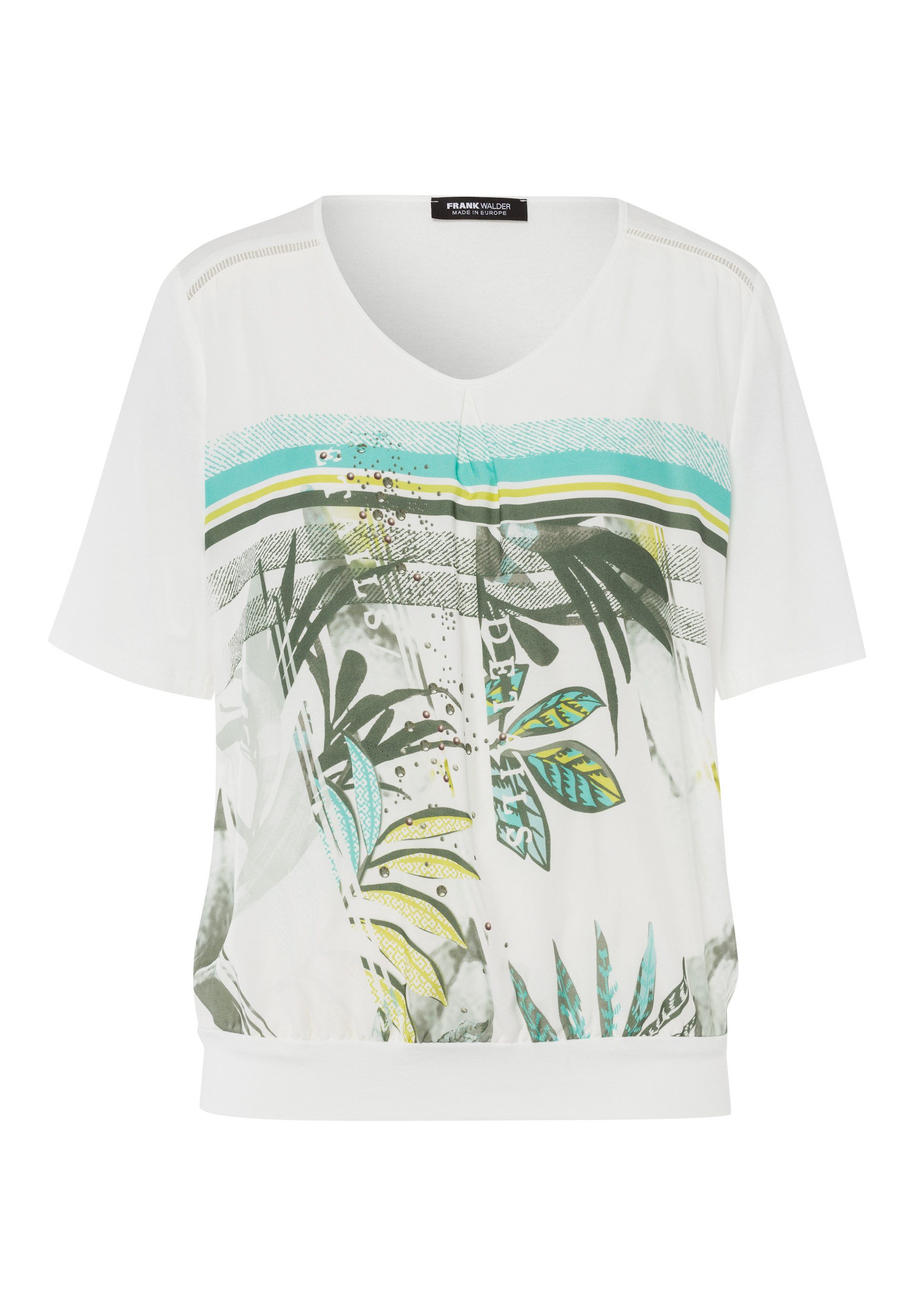 FRANK WALDER Blusenshirt mit sommerlichem Druck günstig online kaufen